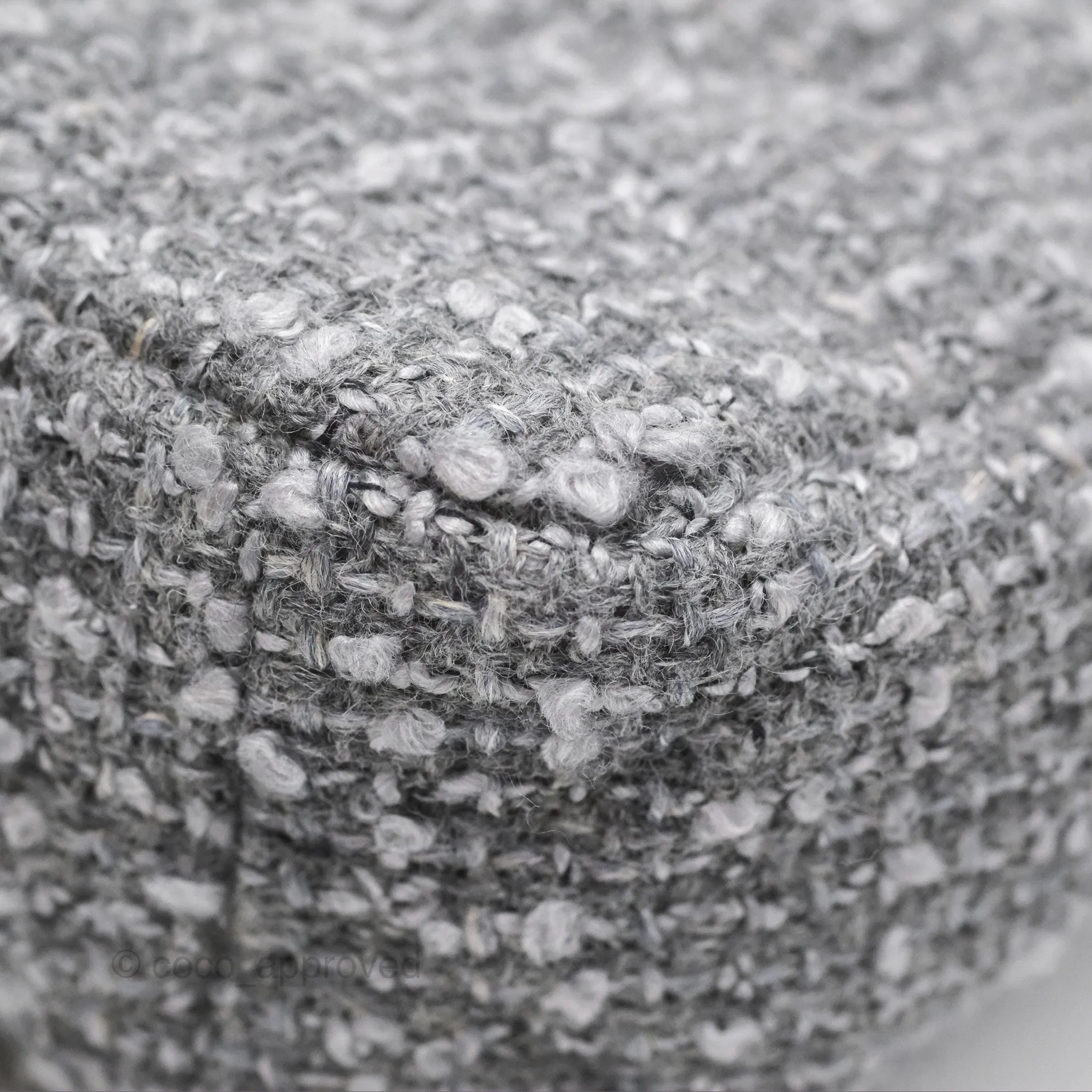 Chanel 19 Small Tweed Grey Mixed Hardware
