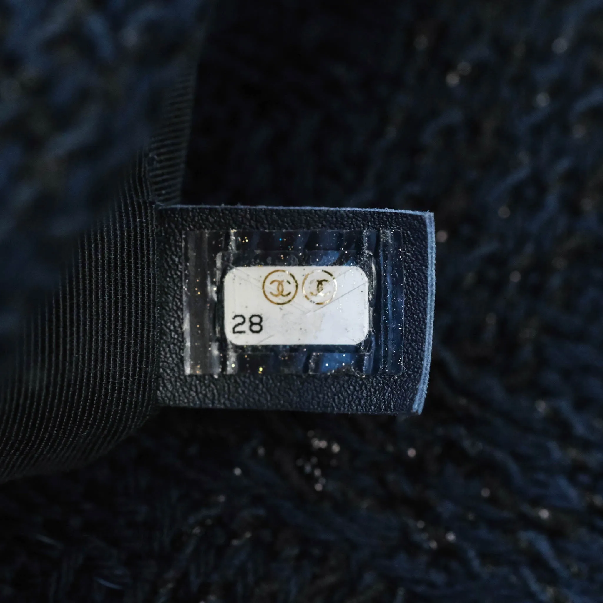 Chanel 19 Small Tweed Navy Mixed Hardware