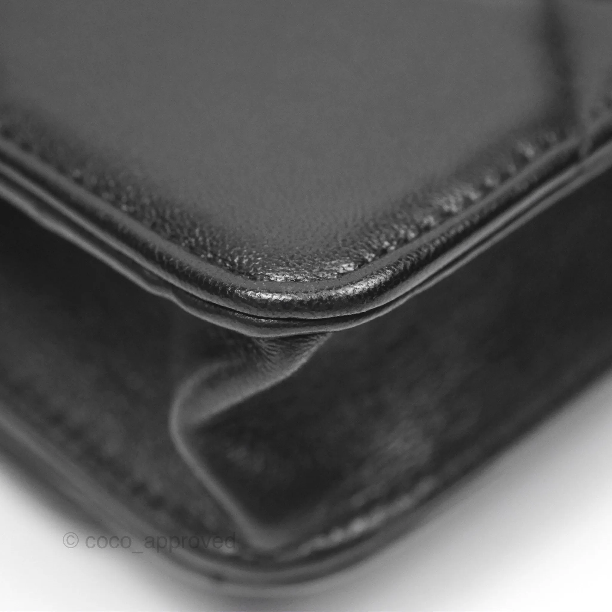 Chanel 19 Wallet on Chain WOC Black Mixed Hardware