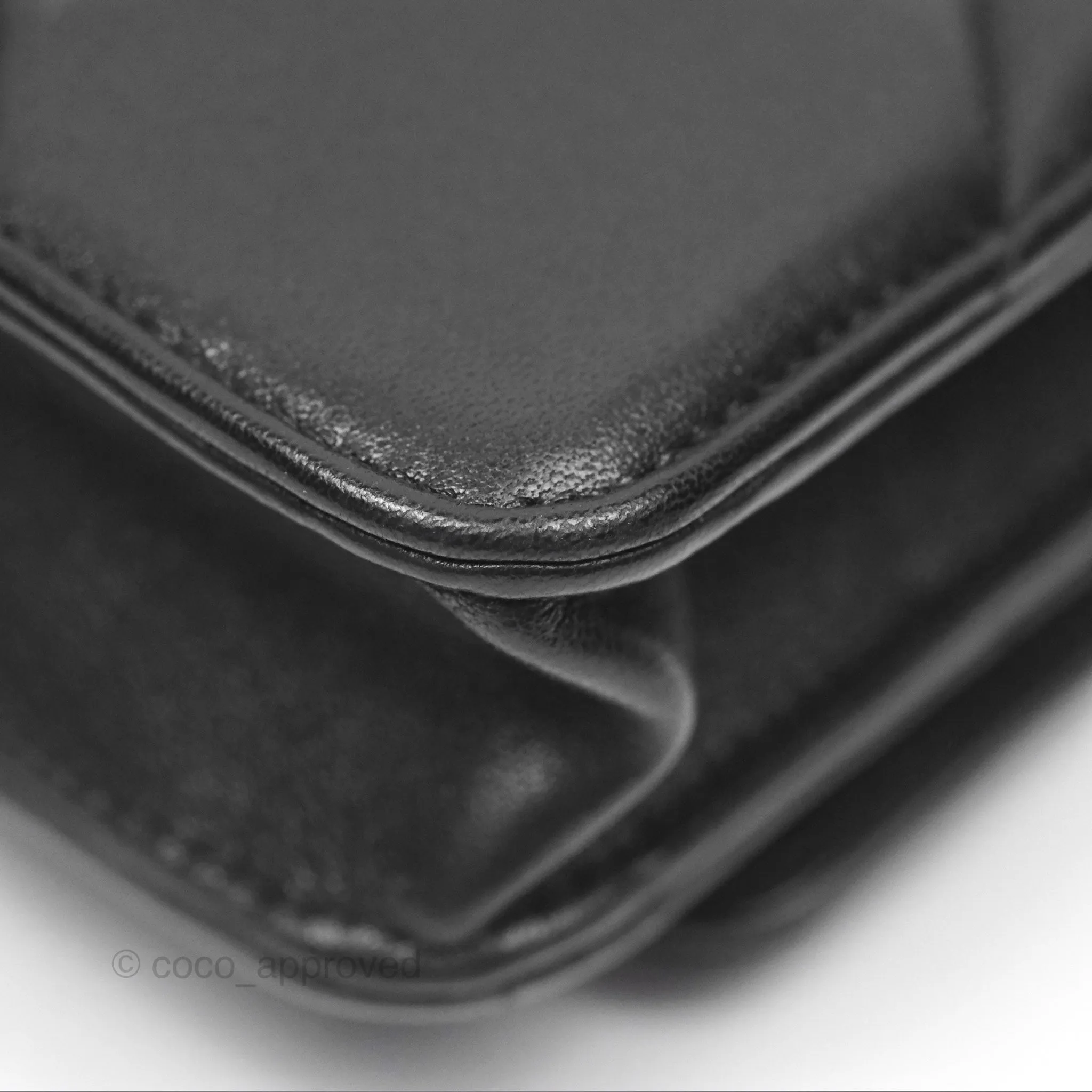 Chanel 19 Wallet on Chain WOC Black Mixed Hardware