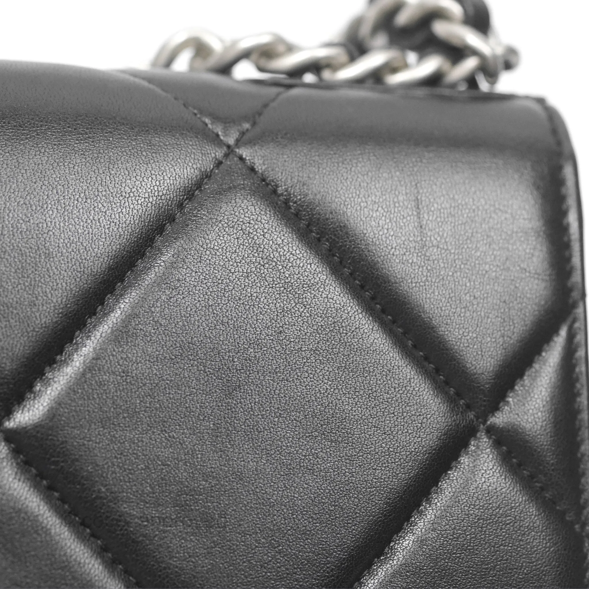 Chanel 19 Wallet on Chain WOC Black Mixed Hardware