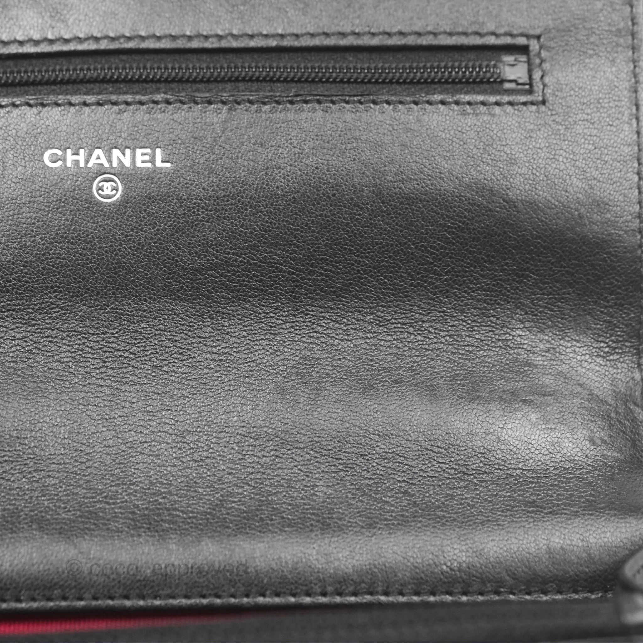 Chanel 19 Wallet on Chain WOC Black Mixed Hardware