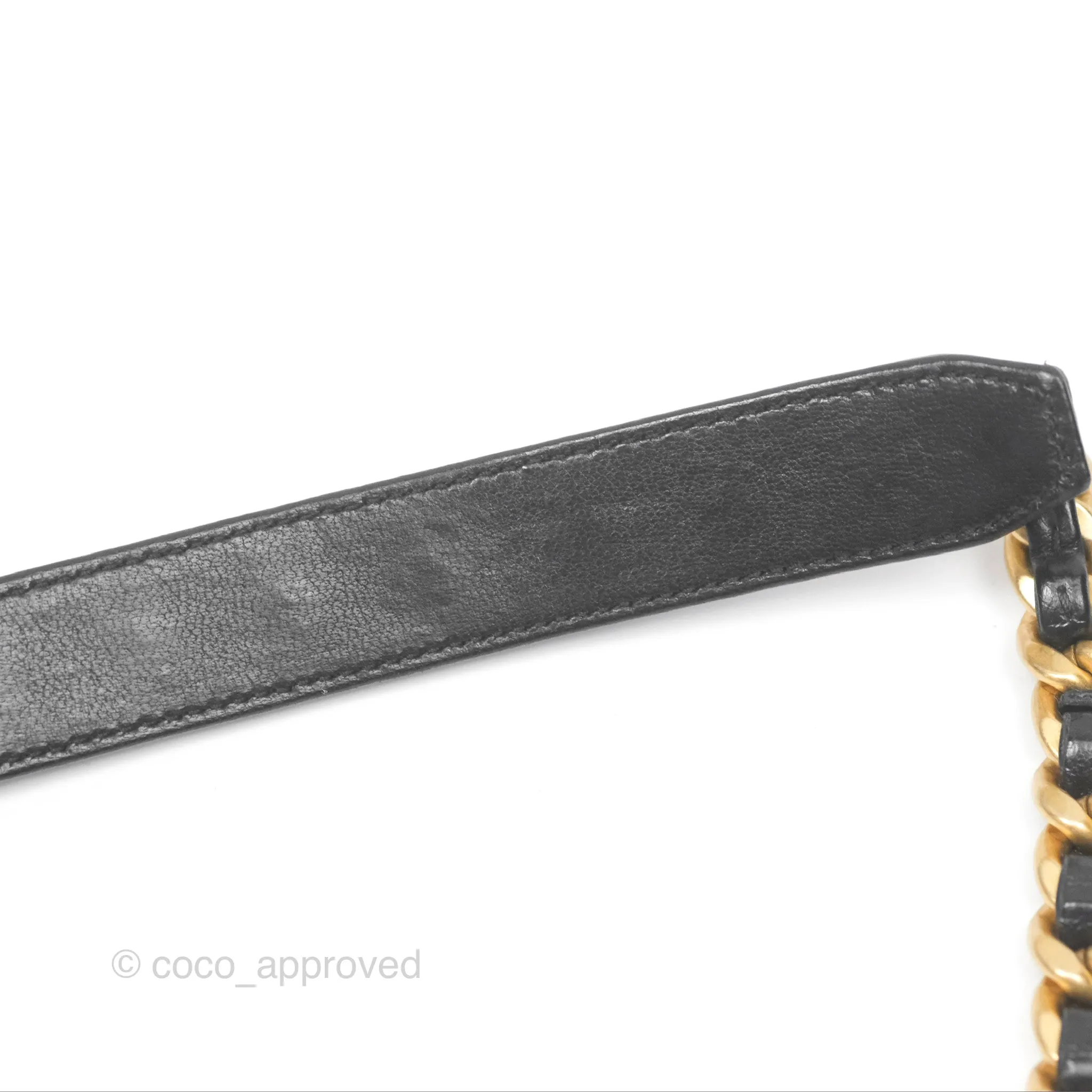 Chanel 19 Wallet on Chain WOC Black Mixed Hardware