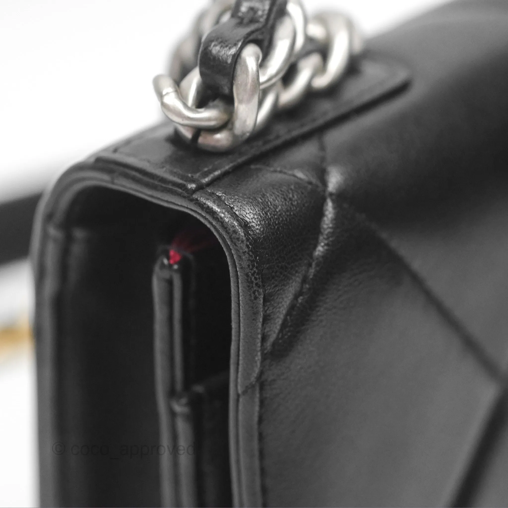 Chanel 19 Wallet on Chain WOC Black Mixed Hardware