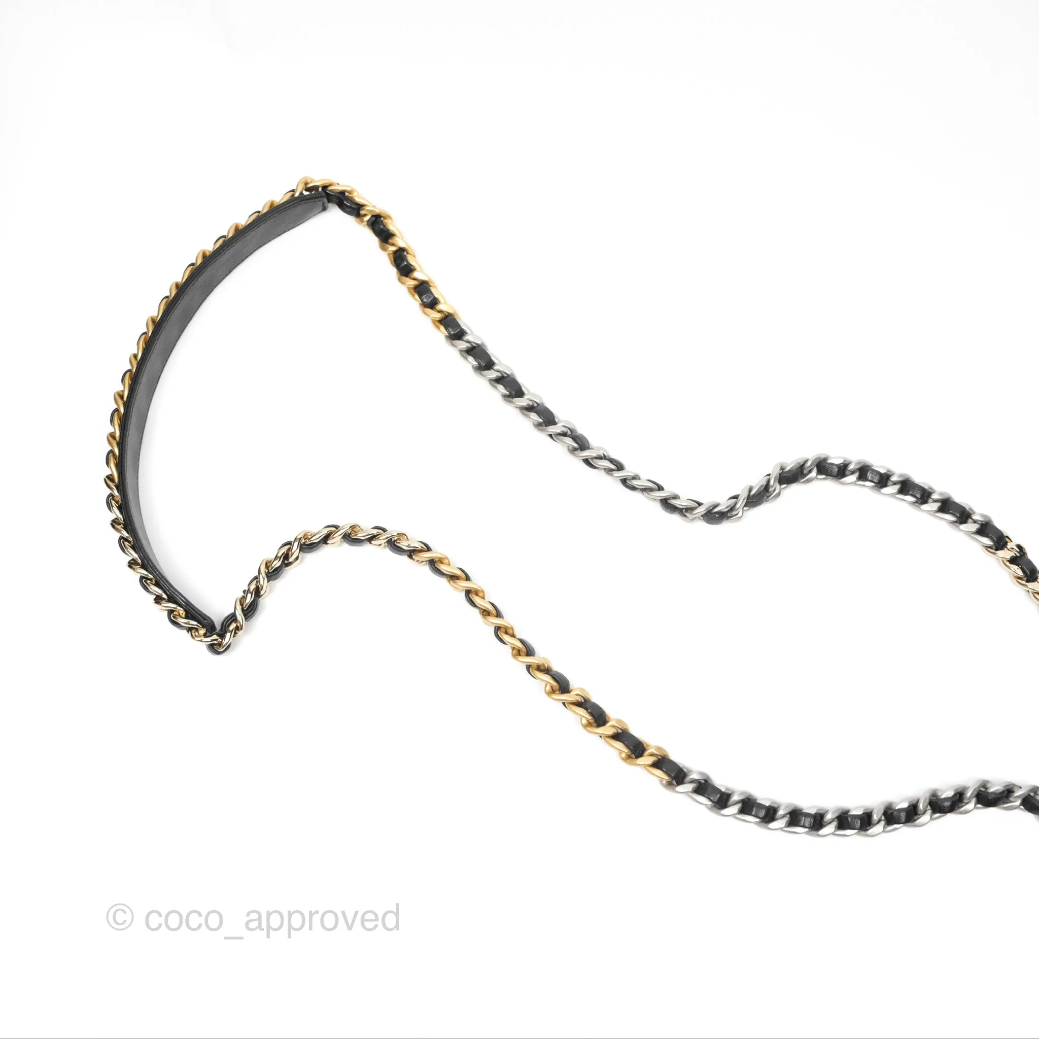 Chanel 19 Wallet on Chain WOC Black Mixed Hardware