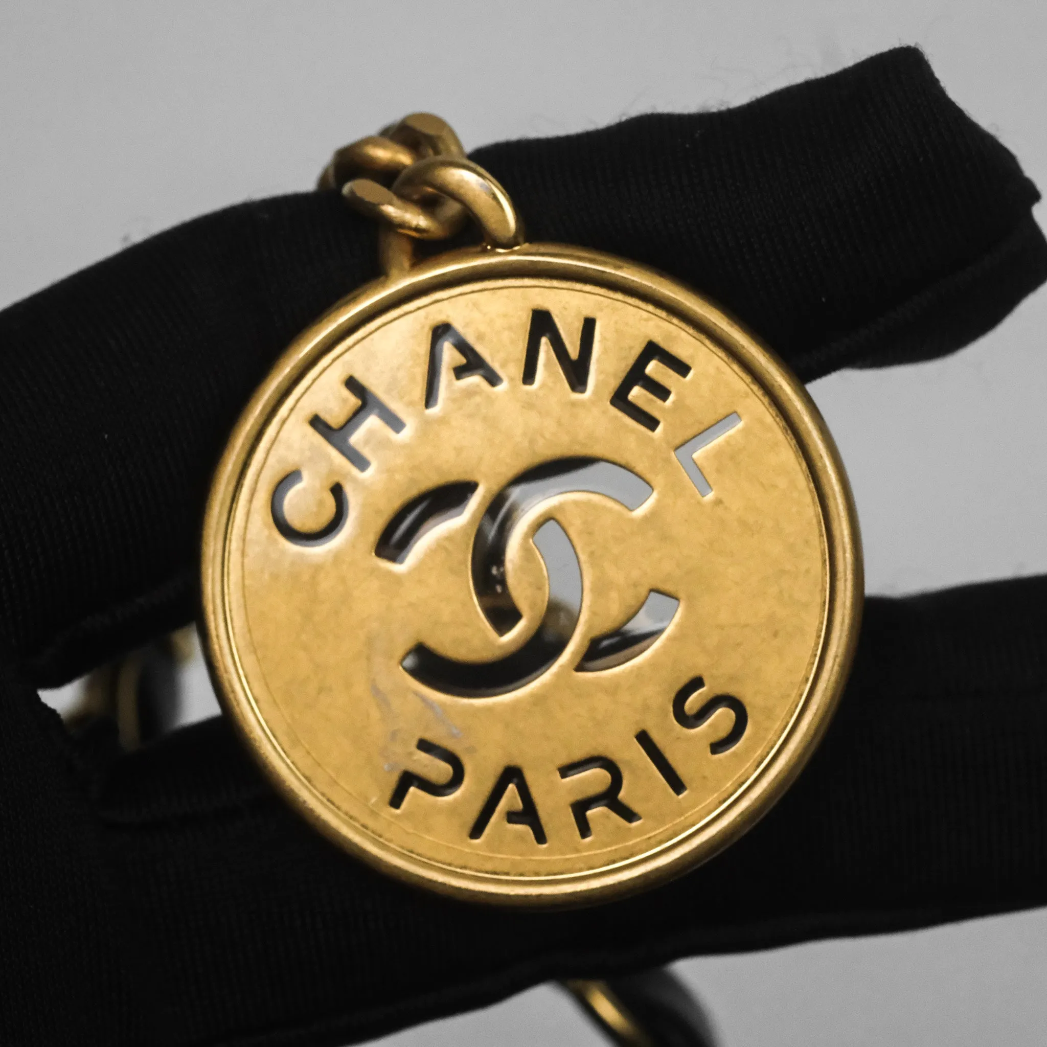 Chanel 22 Bag Small Black Shiny Calfskin Aged Gold Hardware