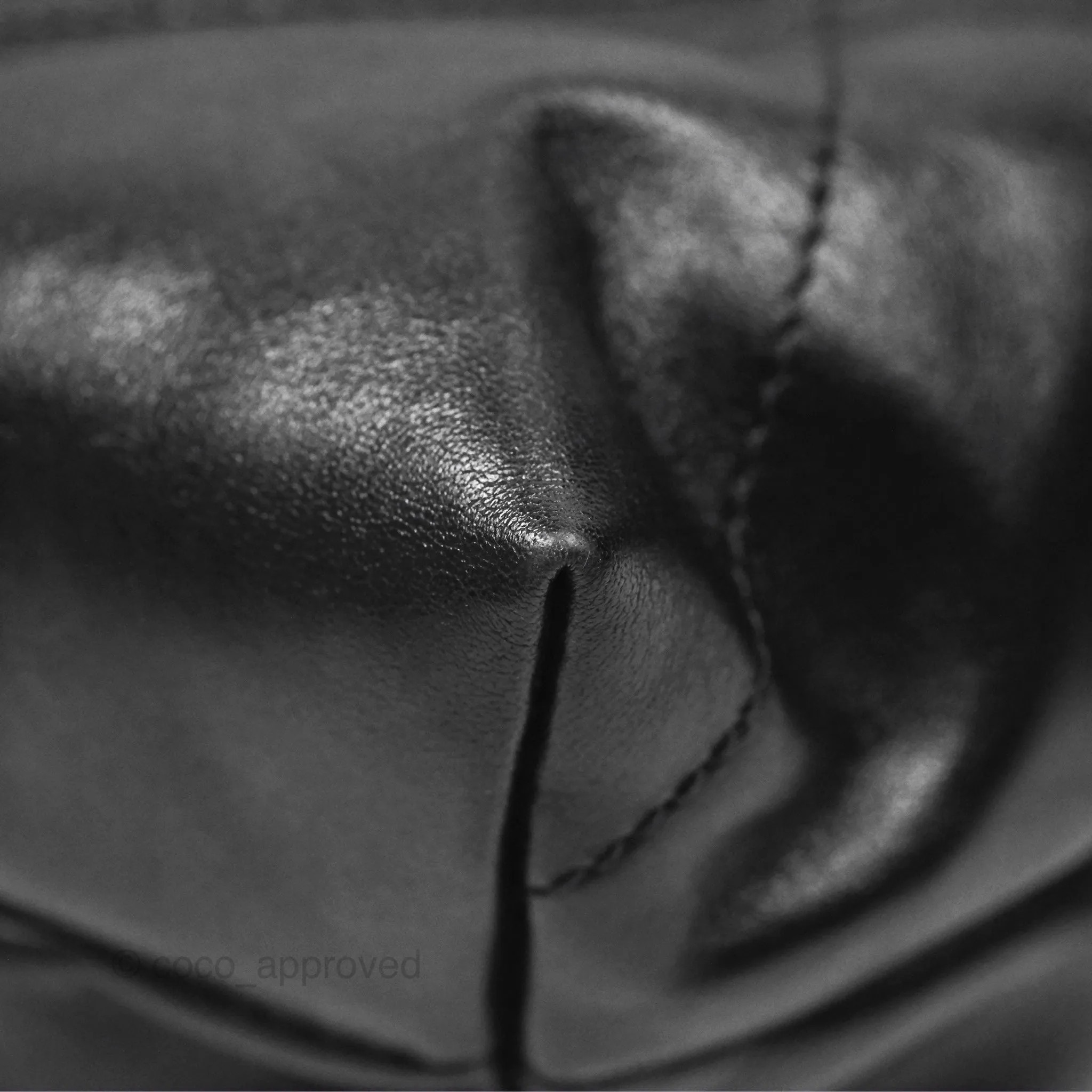 Chanel 22 East West Bag Black Shiny Crumpled Calfskin