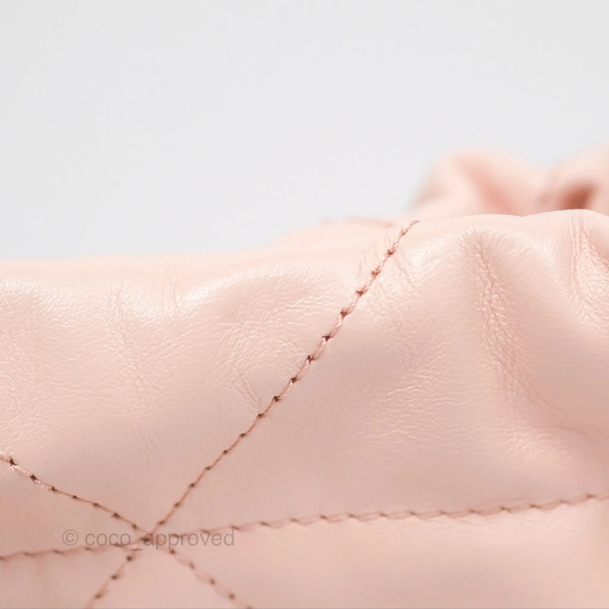 Chanel 22 Mini Bag Pink Shiny Crumpled Calfskin
