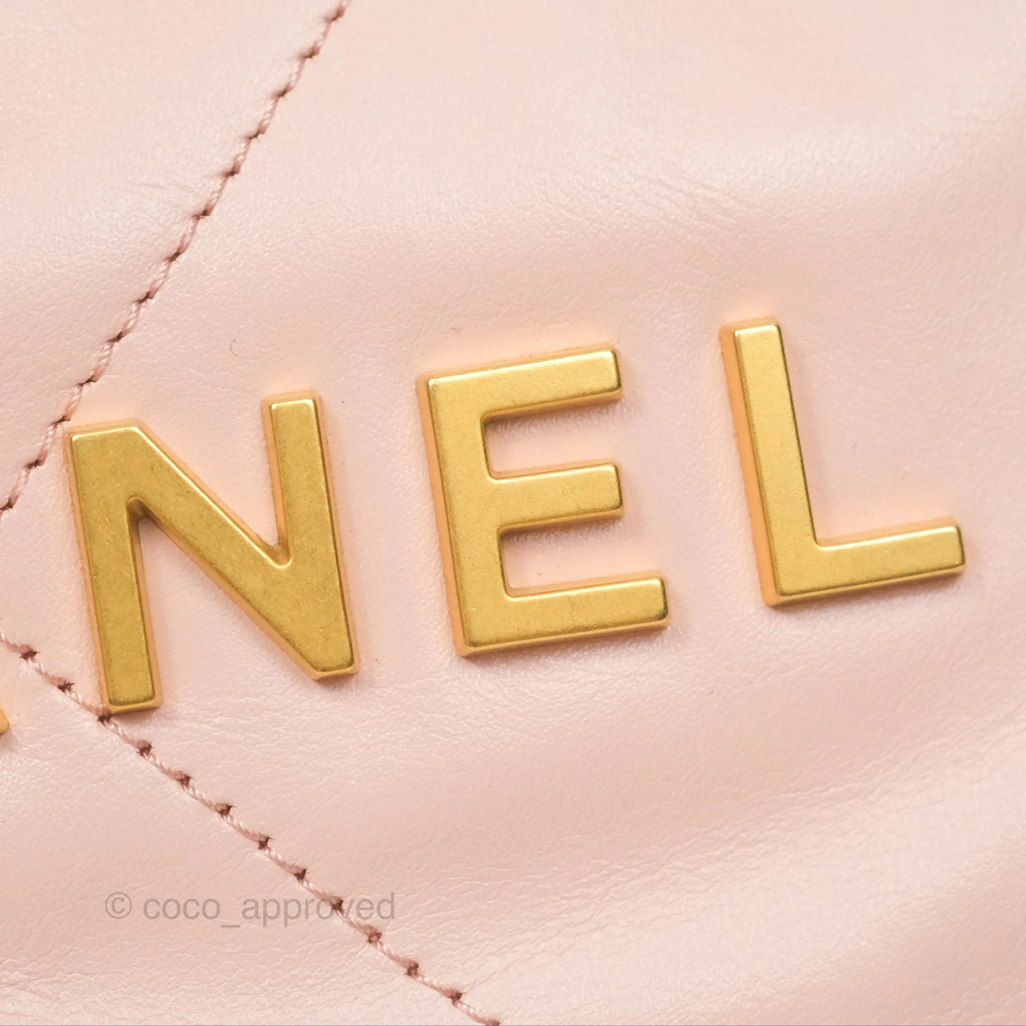Chanel 22 Mini Bag Pink Shiny Crumpled Calfskin