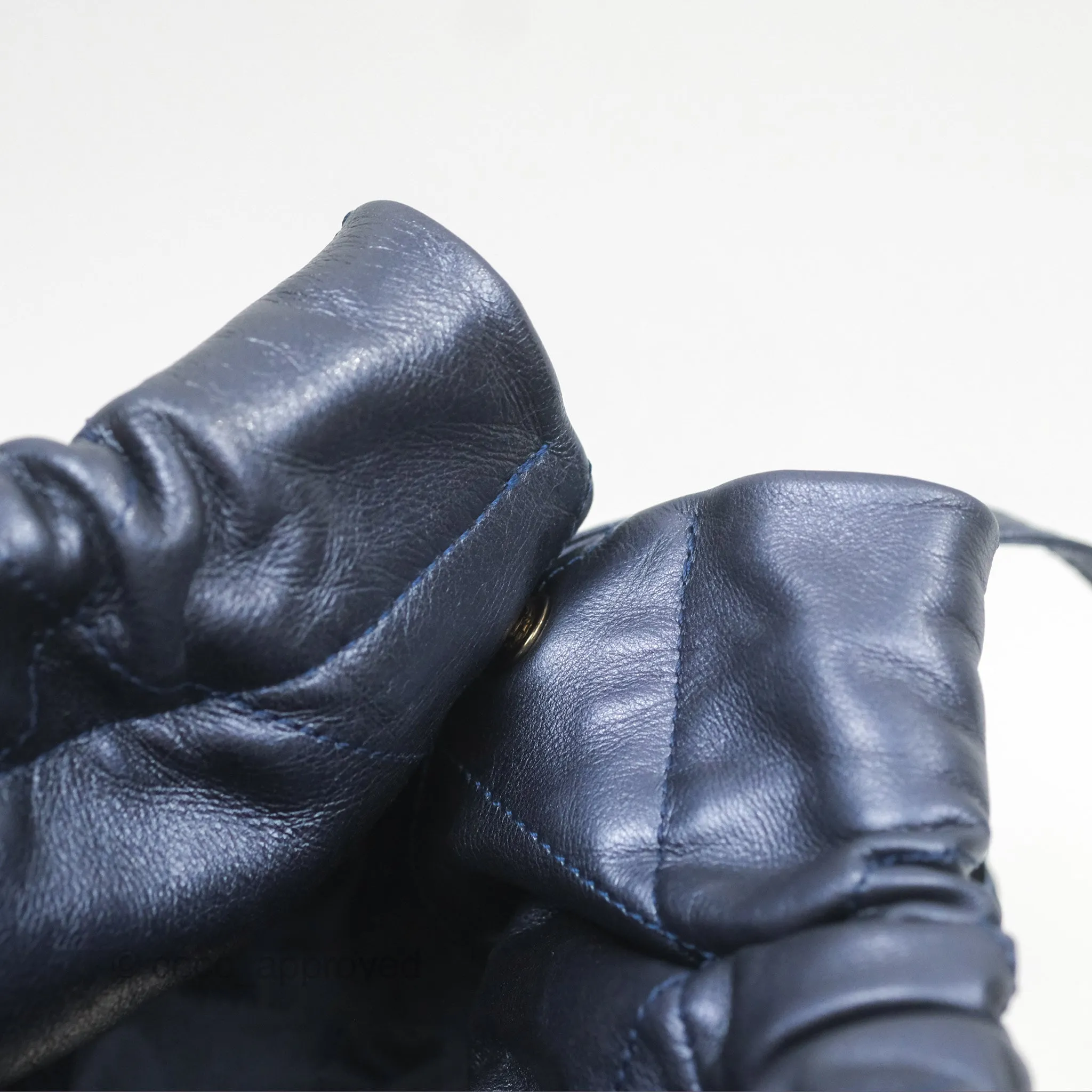 Chanel 22 Small Metallic Midnight Blue Aged Calfskin Midnight Blue/Silver Hardware