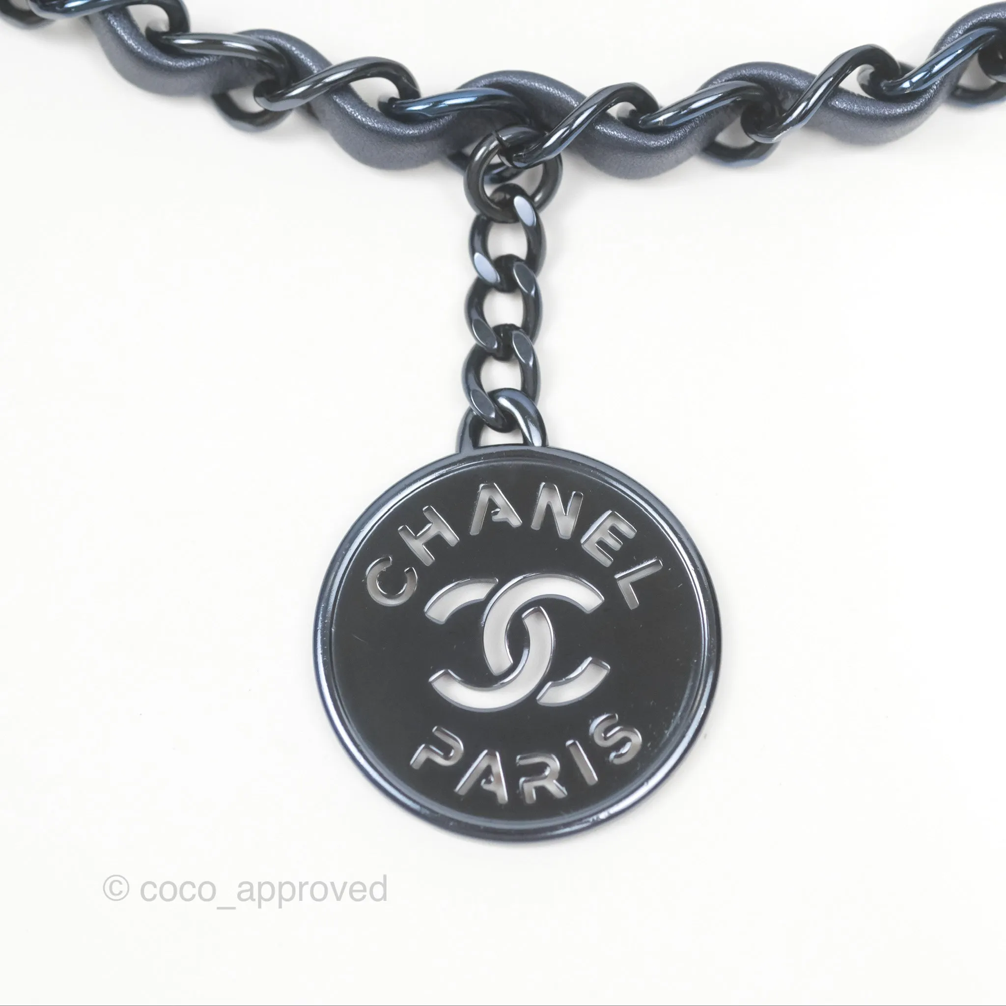 Chanel 22 Small Metallic Midnight Blue Aged Calfskin Midnight Blue/Silver Hardware