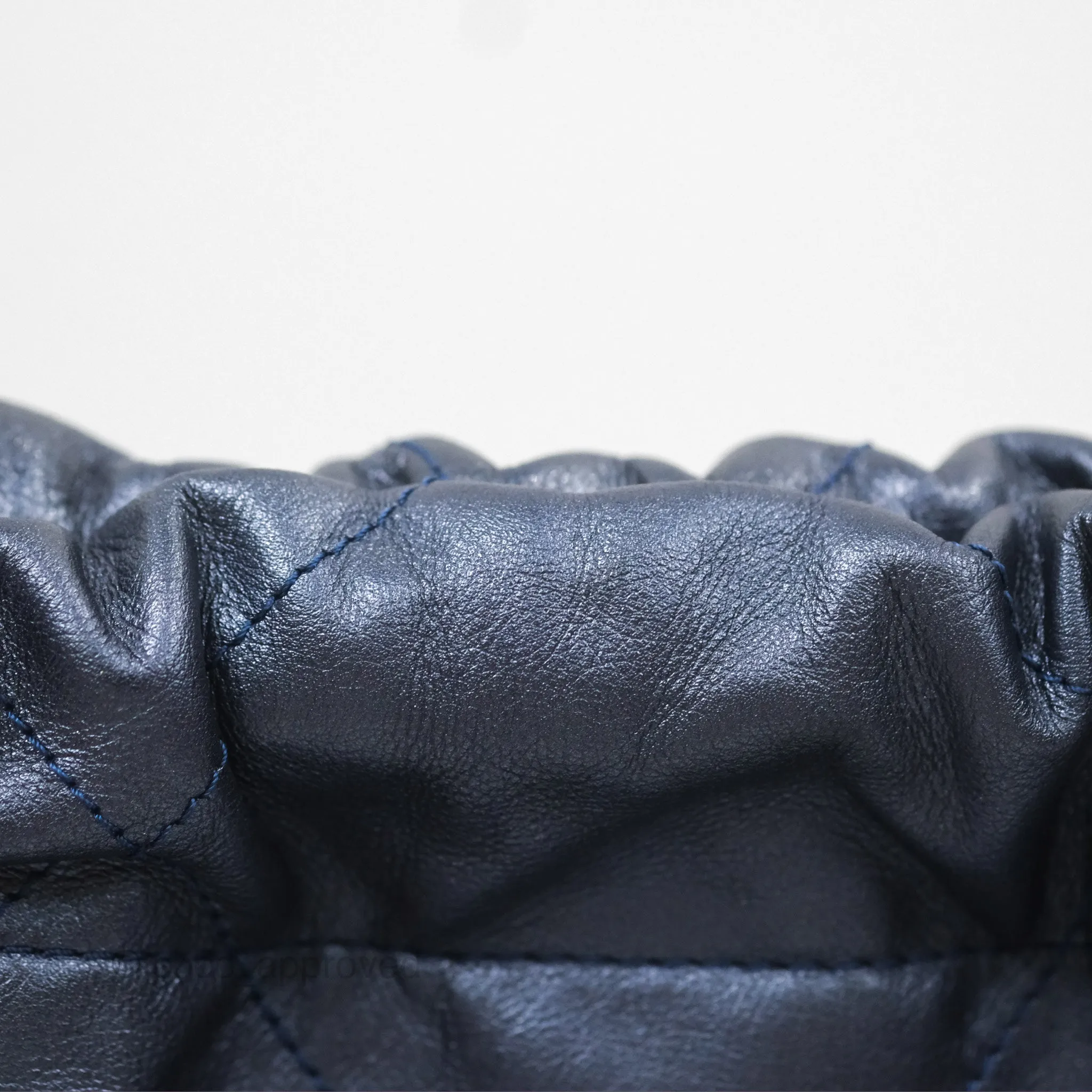 Chanel 22 Small Metallic Midnight Blue Aged Calfskin Midnight Blue/Silver Hardware