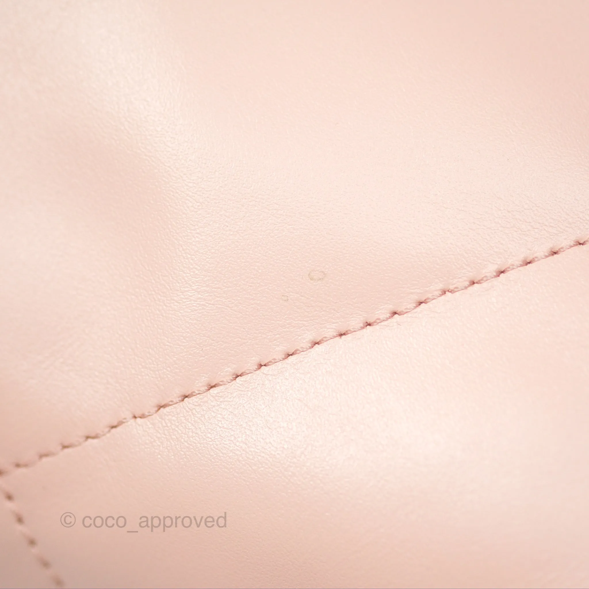 Chanel 22 Small Quilted Pink Shiny Crumpled Calfskin Aged Gold Hardware