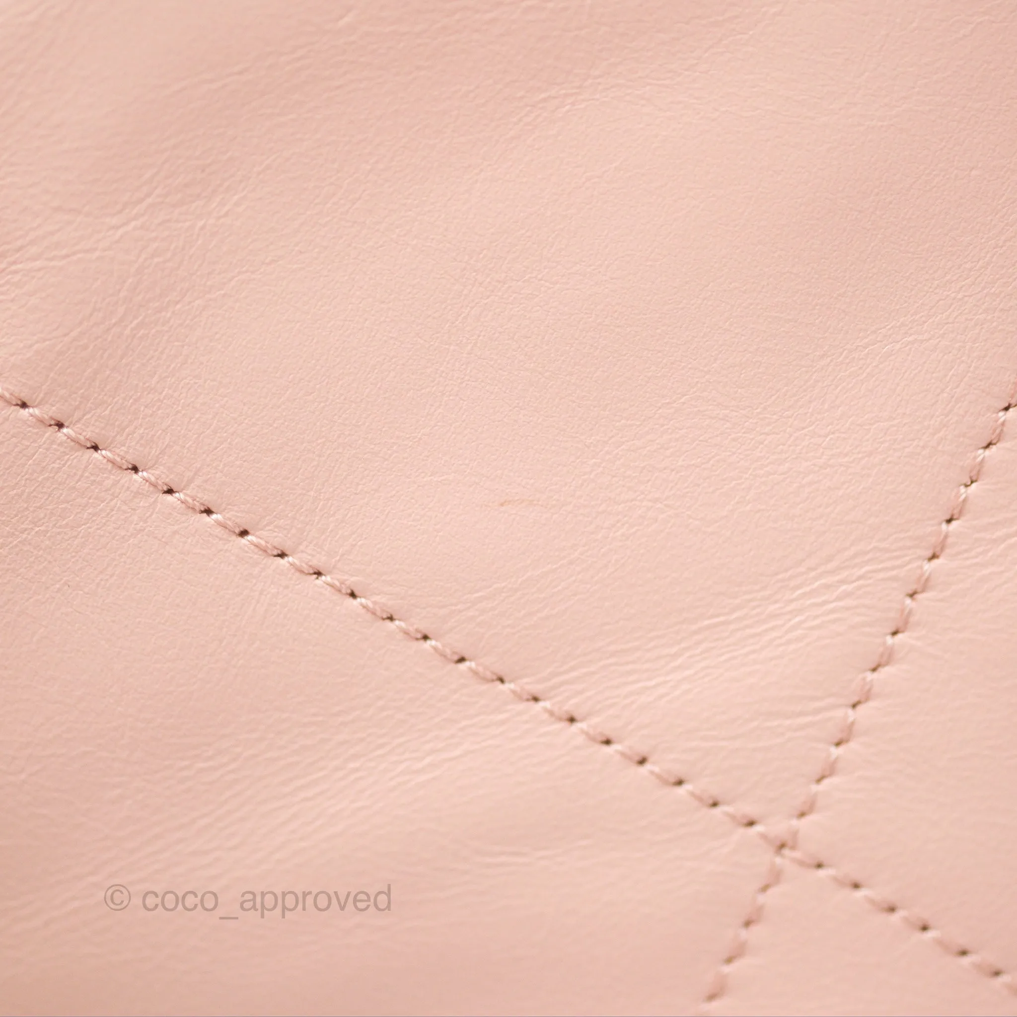 Chanel 22 Small Quilted Pink Shiny Crumpled Calfskin Aged Gold Hardware