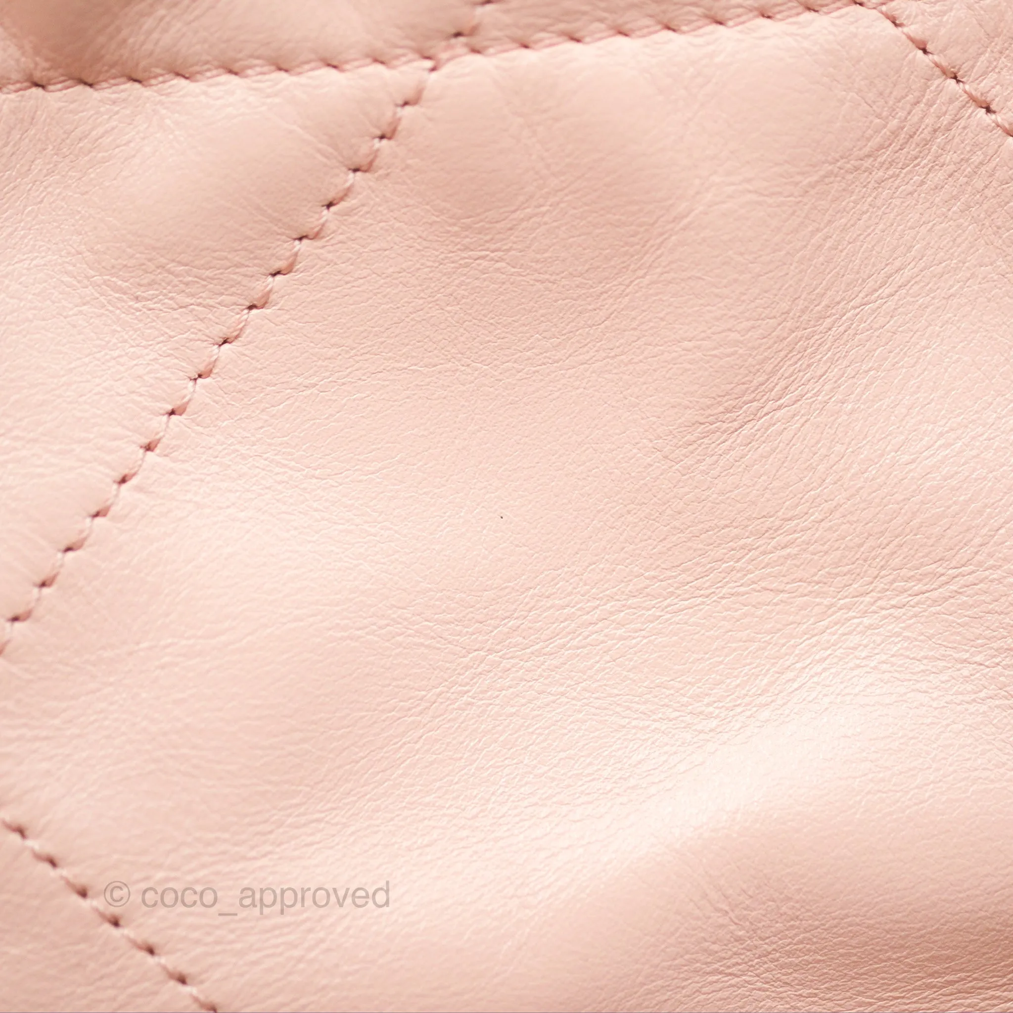 Chanel 22 Small Quilted Pink Shiny Crumpled Calfskin Aged Gold Hardware