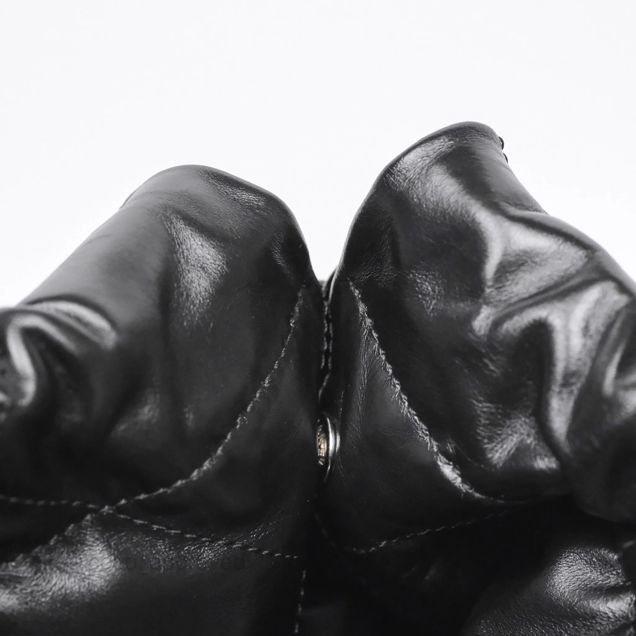 Chanel 22 Small Quilted So Black Shiny Crumpled Calfskin