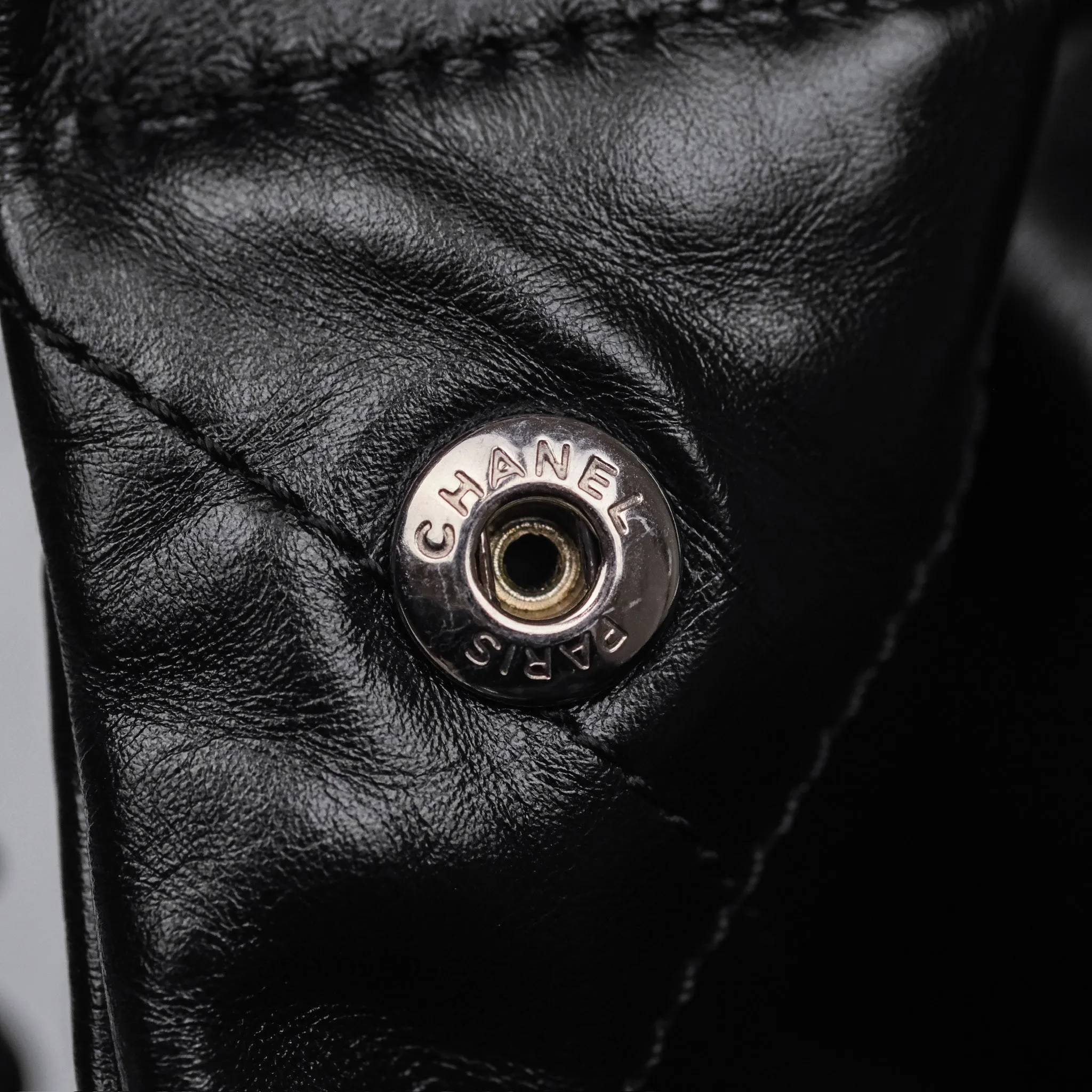 Chanel 22 Small Quilted So Black Shiny Crumpled Calfskin