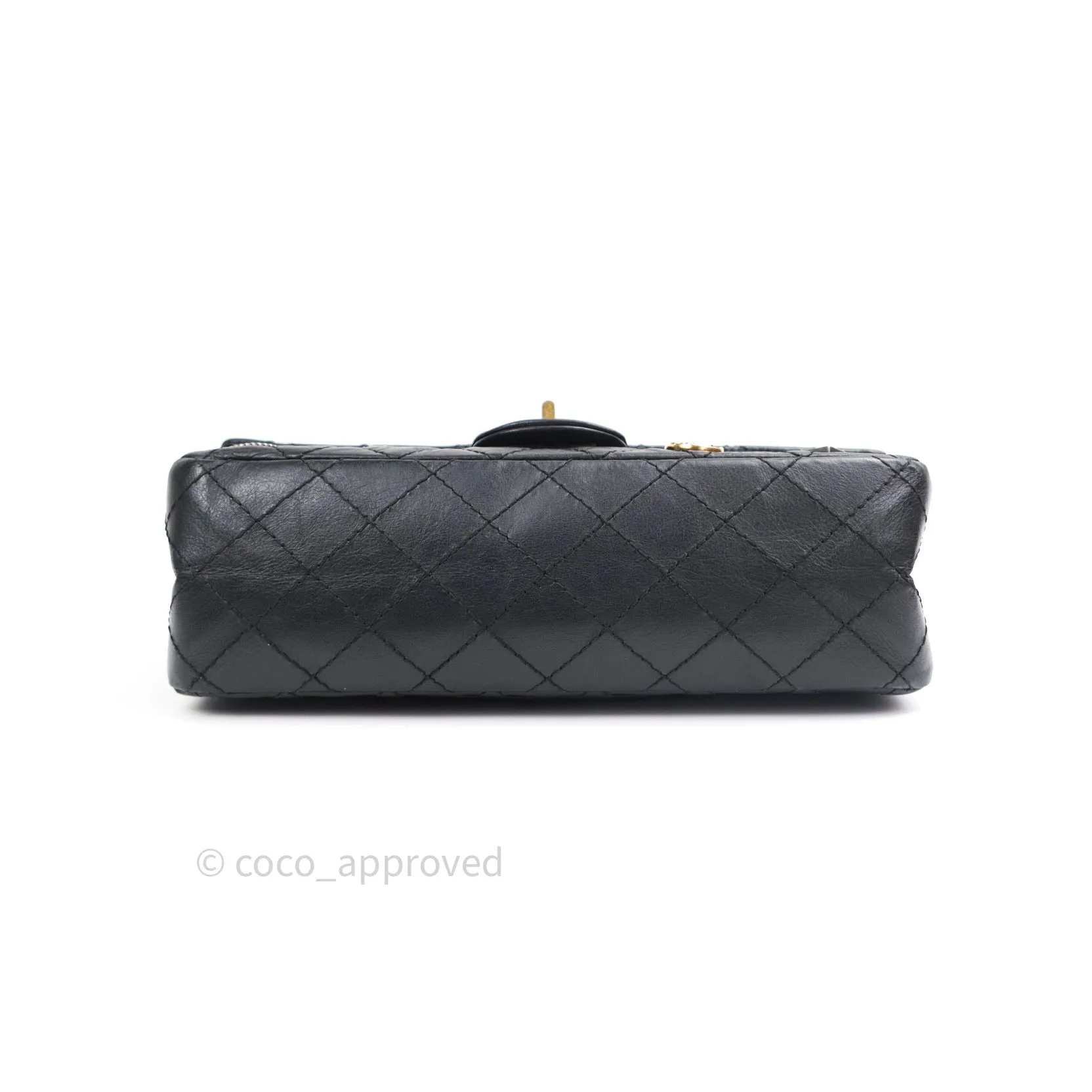 Chanel 2.55 Reissue Aged Calfskin Lucky Charms 225 Flap Black
