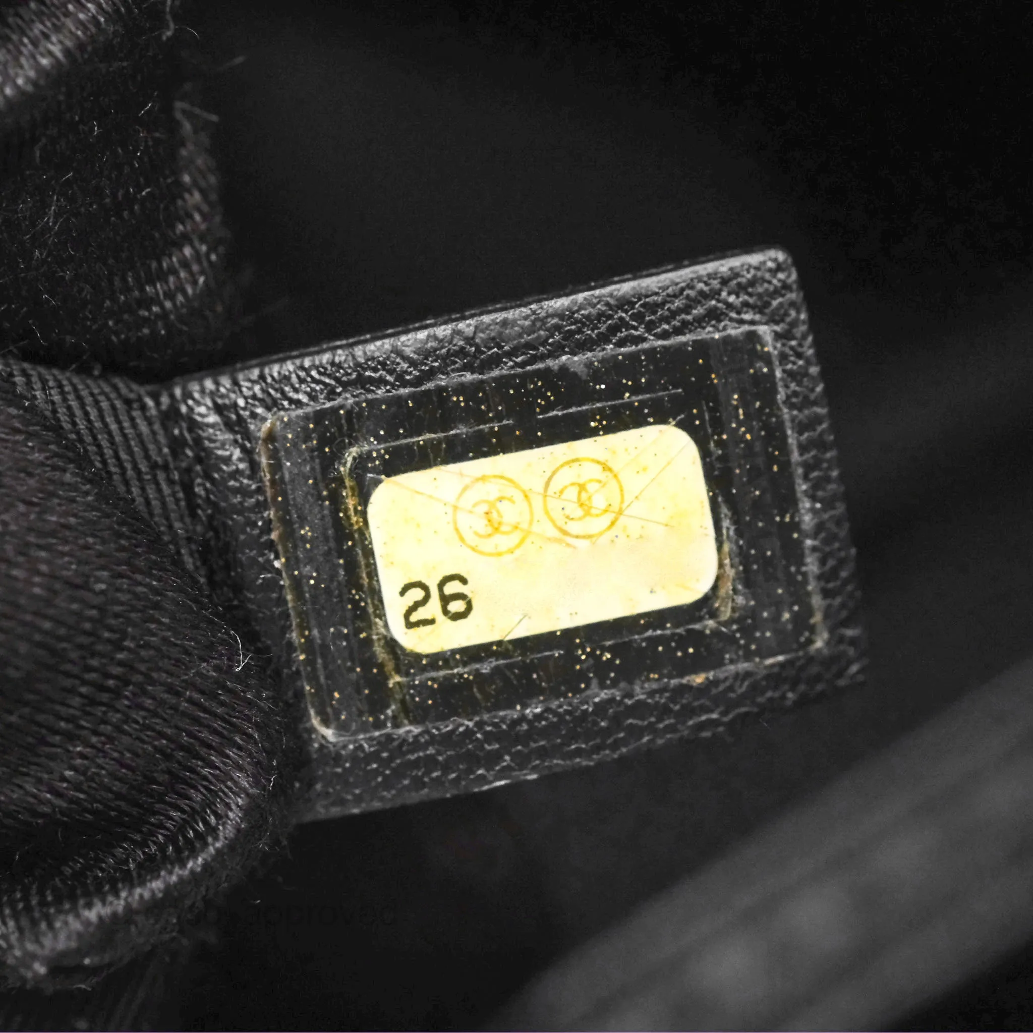 Chanel 31 Large Shopping Bag Black Aged Calfskin
