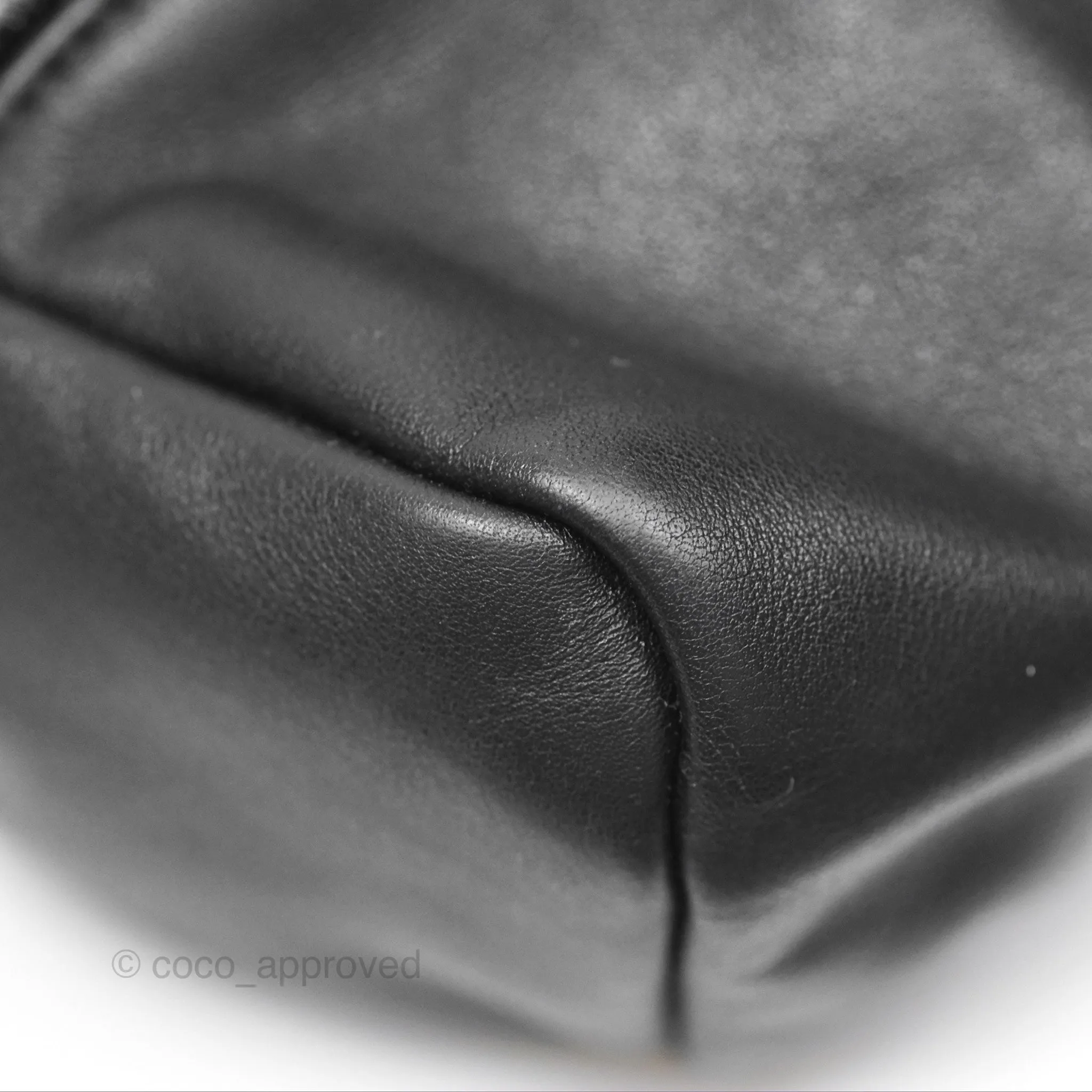 Chanel 31 Large Shopping Bag Black Aged Calfskin
