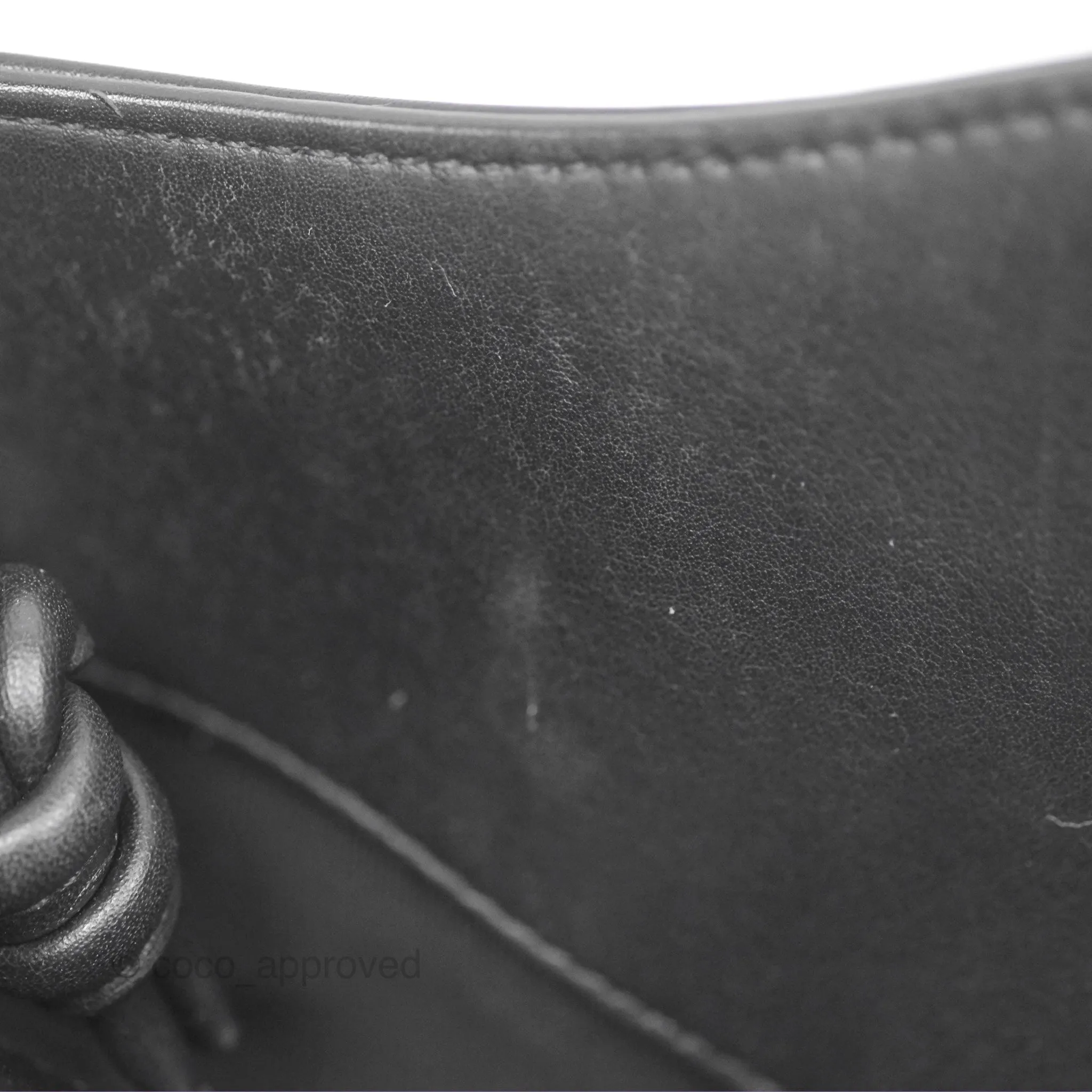 Chanel 31 Large Shopping Bag Black Aged Calfskin
