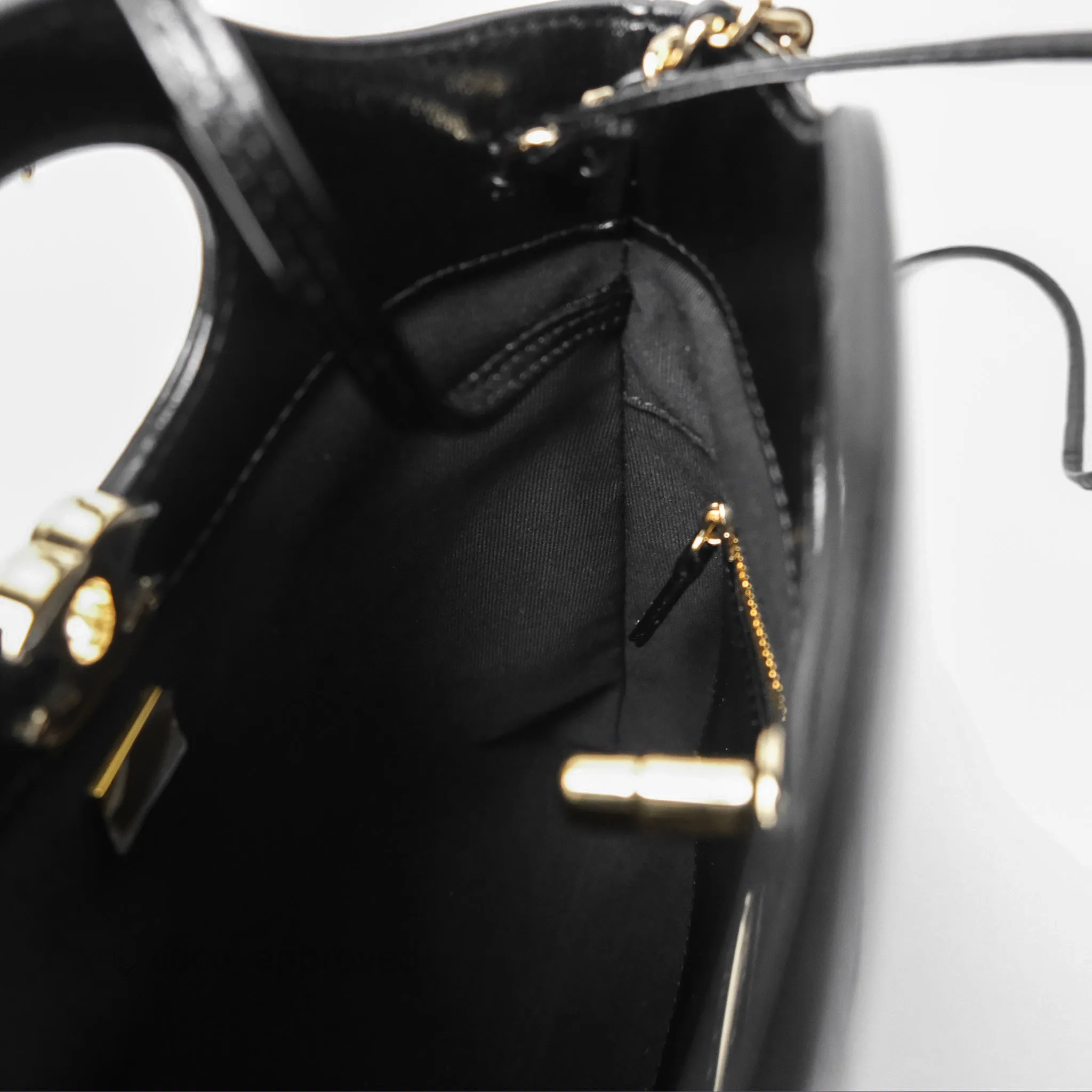 Chanel 31 Mini Black Shiny Lambskin Gold Hardware