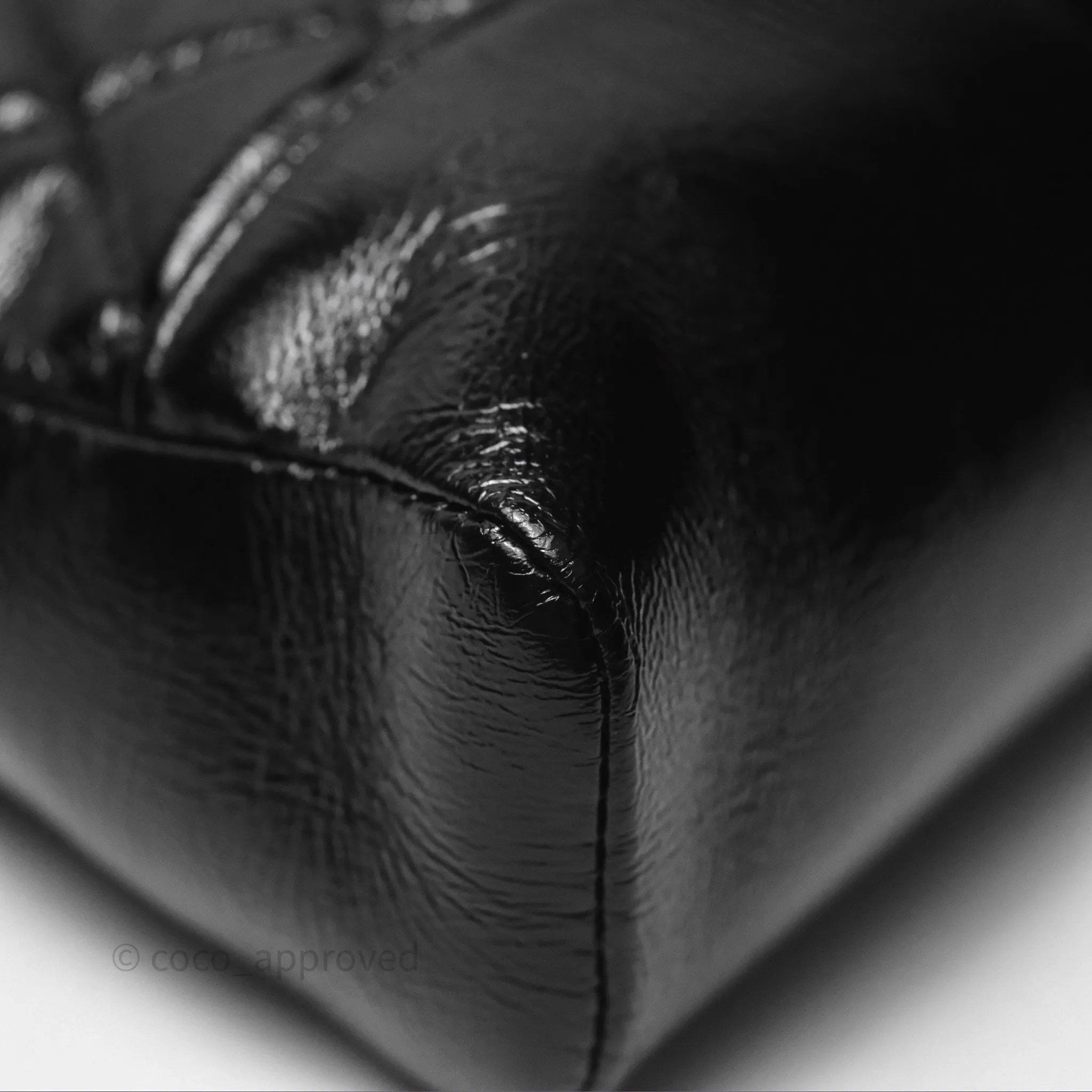Chanel 31 Mini Black Shiny Lambskin Gold Hardware
