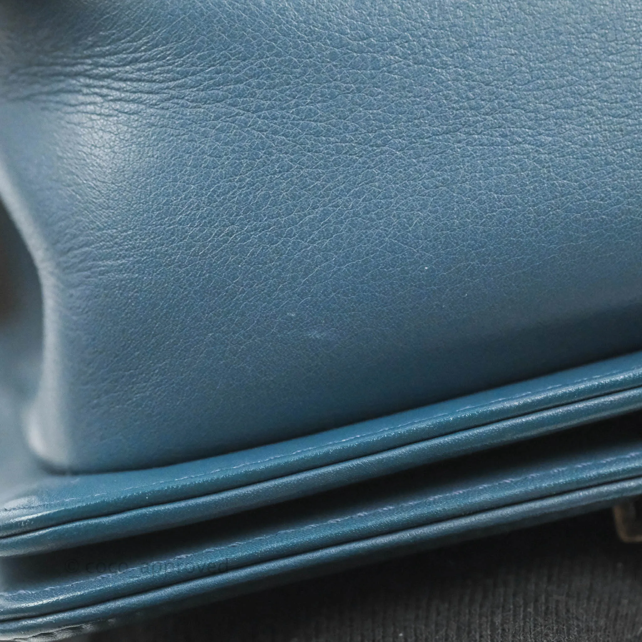 Chanel Boy Small Navy Calfskin Ruthenium Hardware