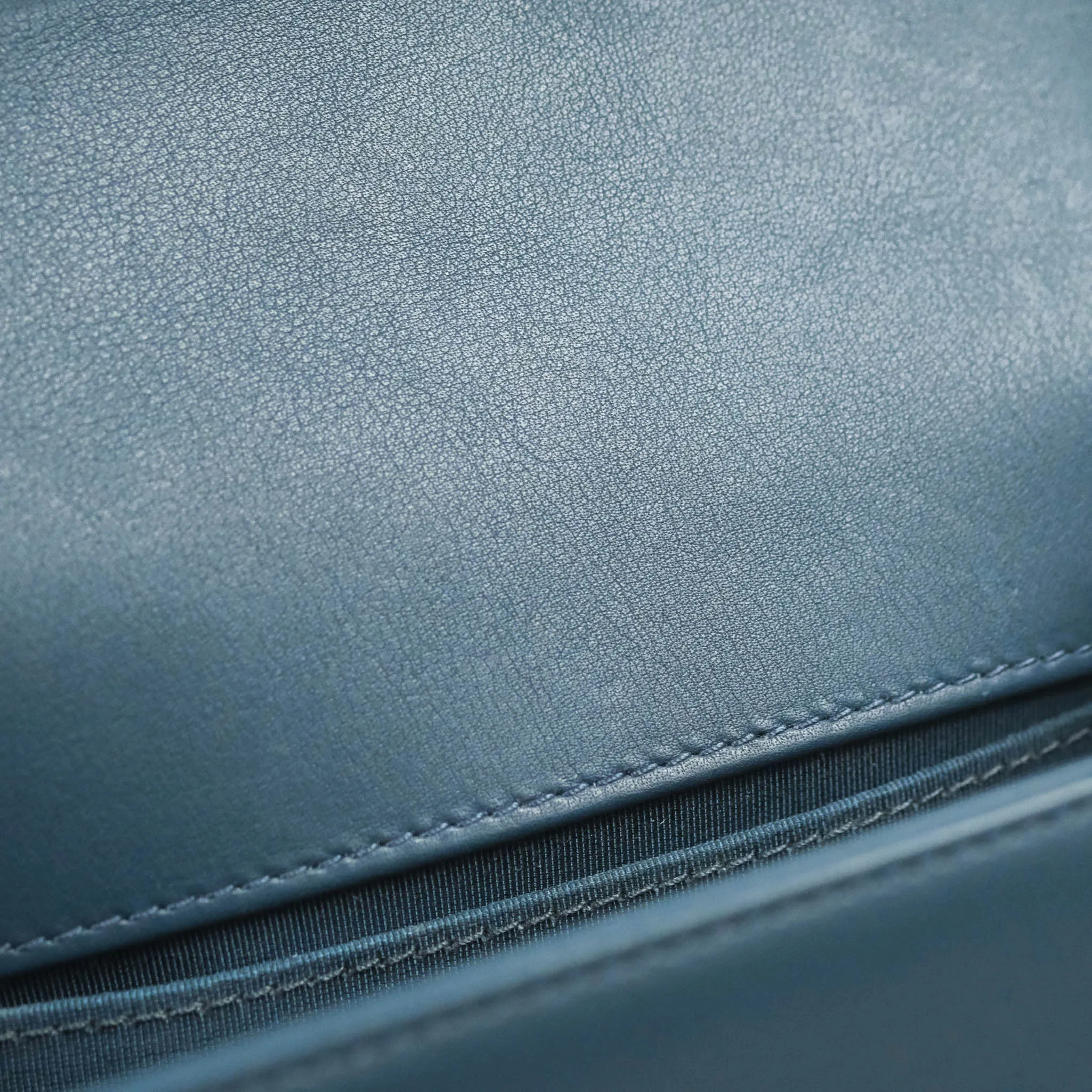 Chanel Boy Small Navy Calfskin Ruthenium Hardware