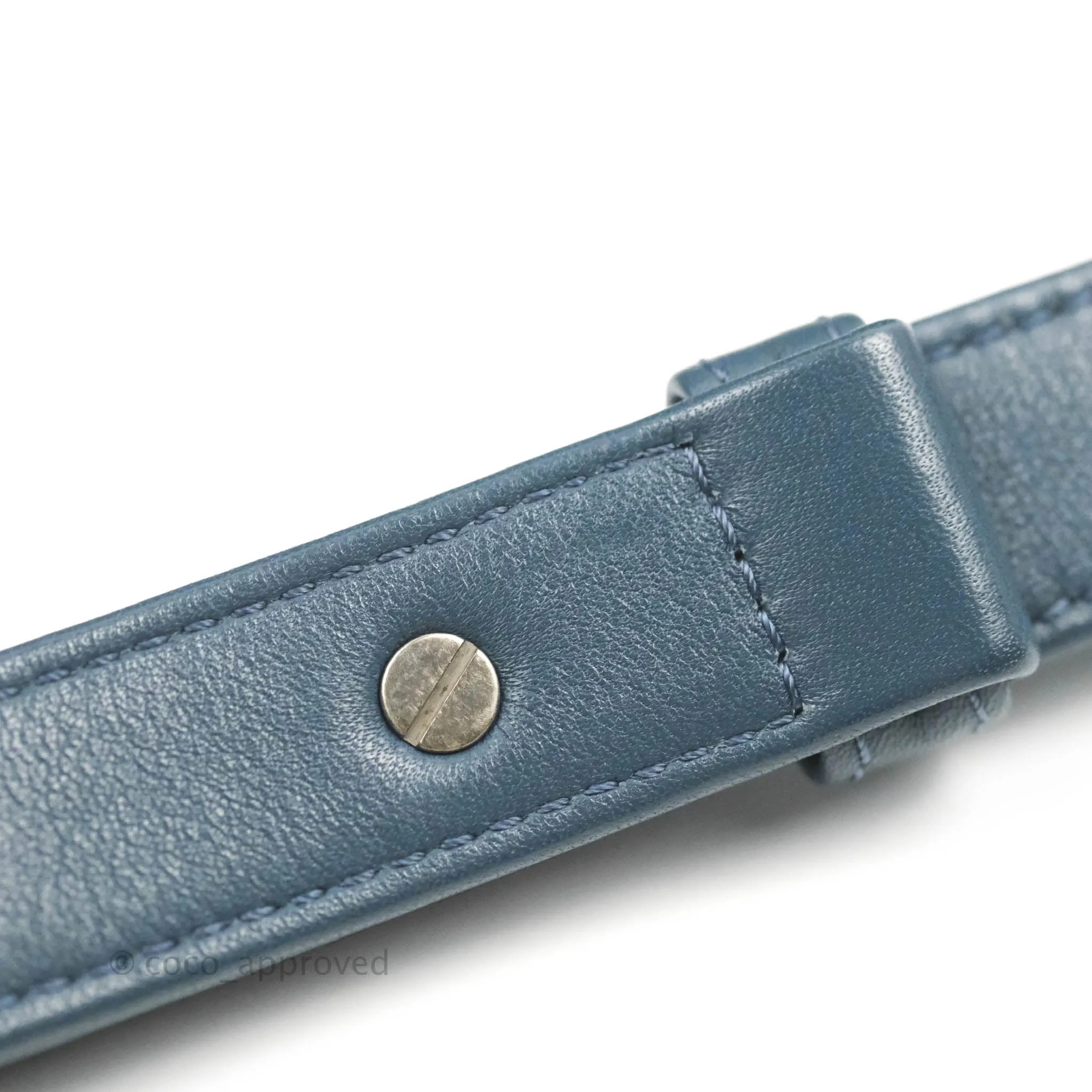 Chanel Boy Small Navy Calfskin Ruthenium Hardware