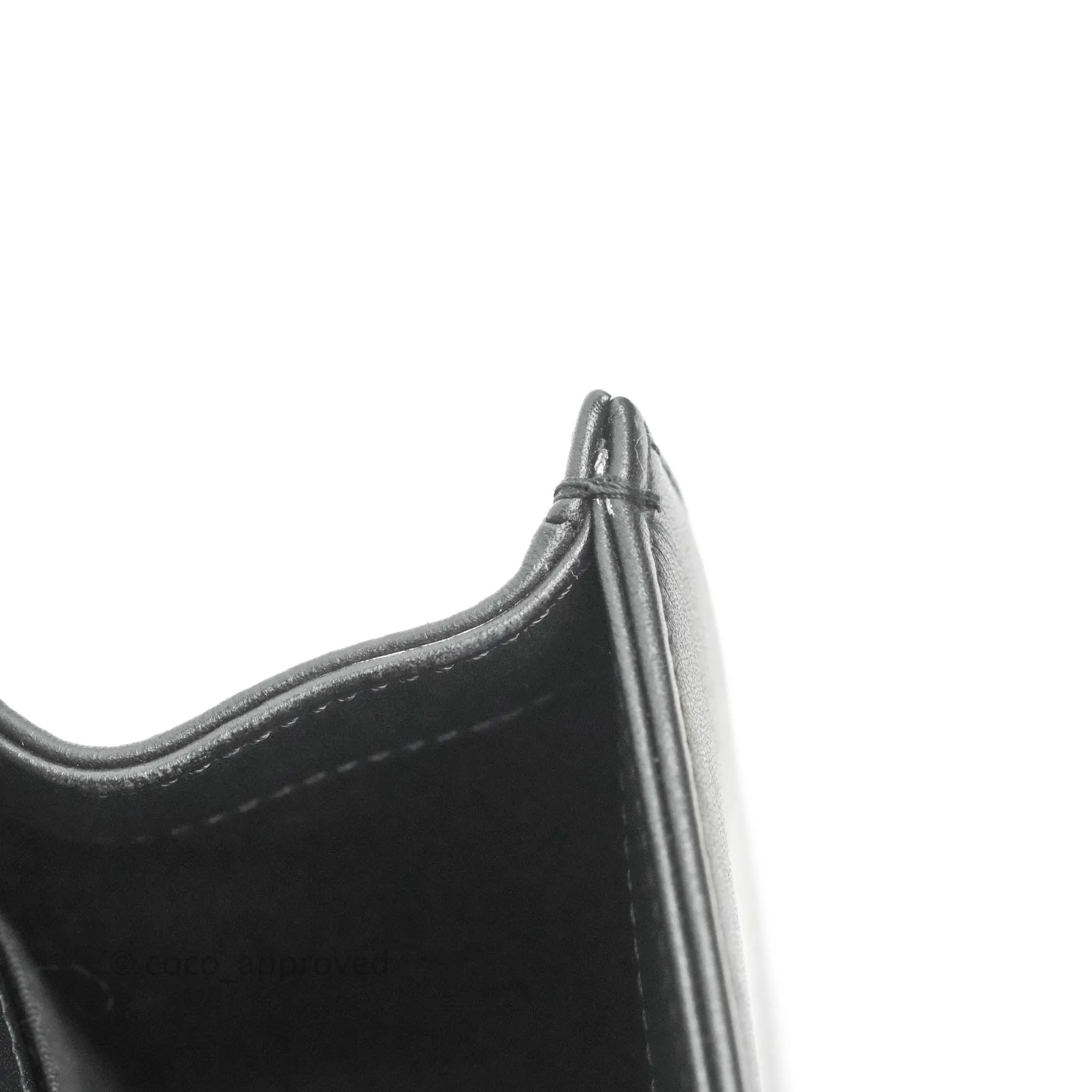 Chanel Chevron Medium Boy Black Calfskin Gold Hardware
