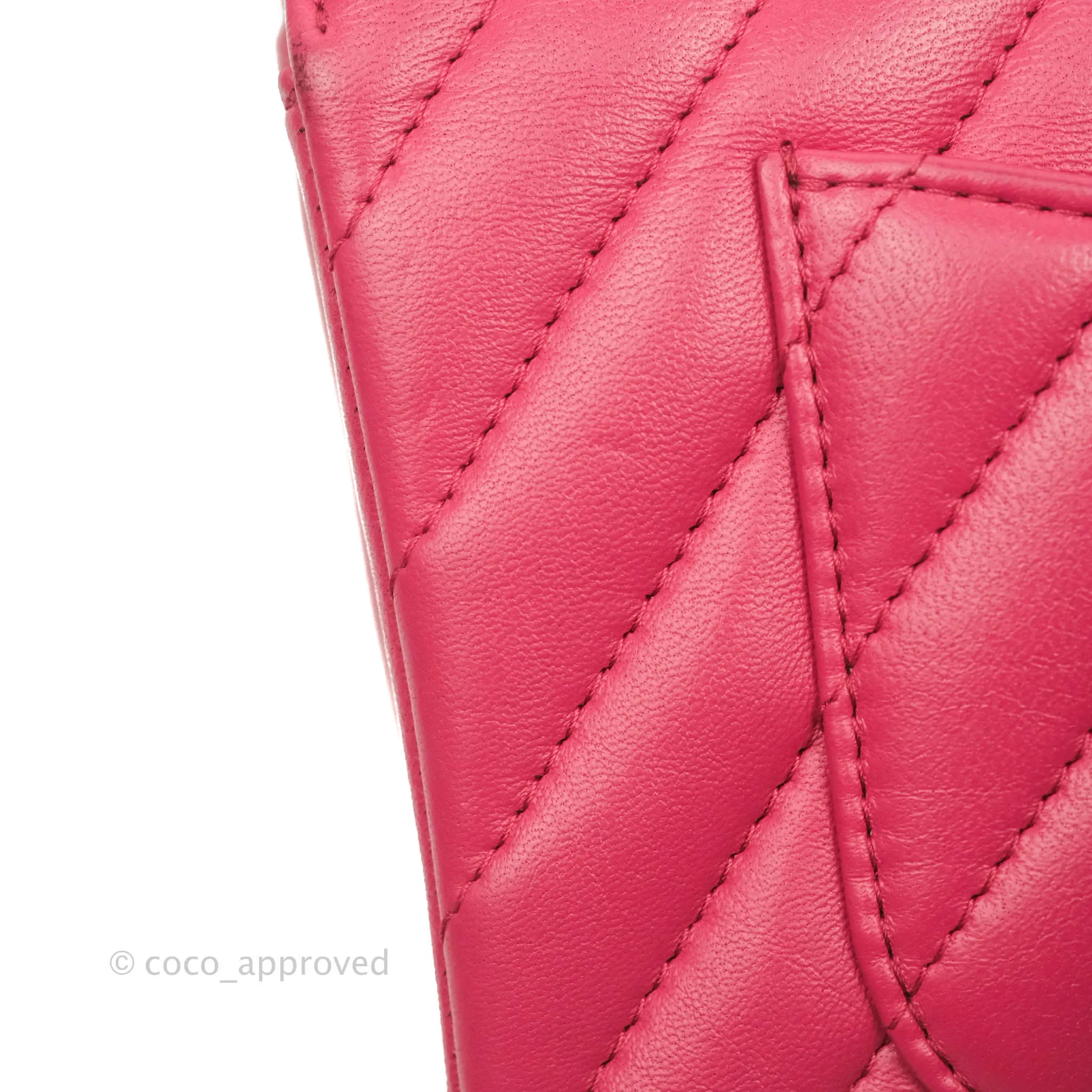 Chanel Chevron Mini Rectangular Flap Pink Lambskin Gold Hardware