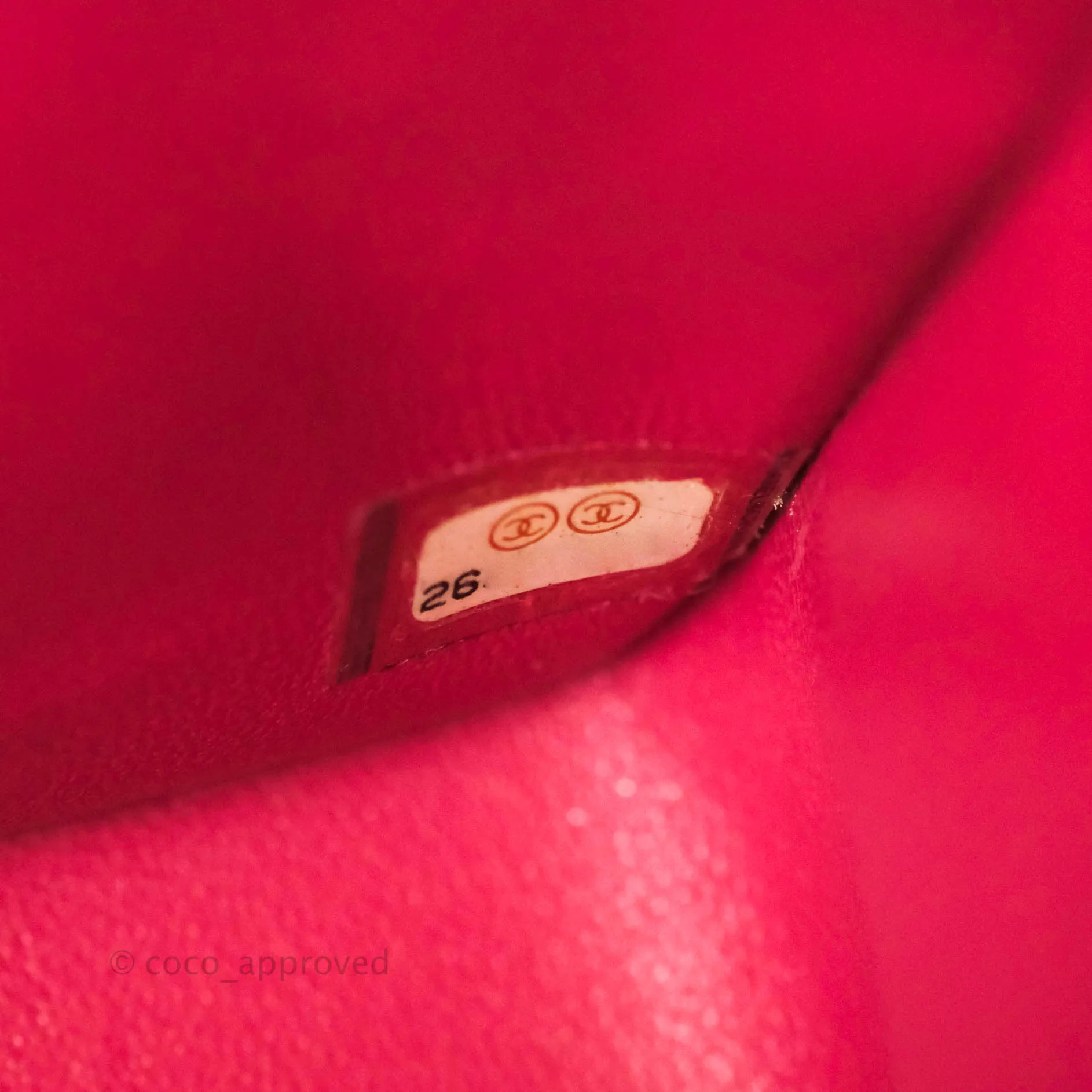 Chanel Classic Quilted Mini Square Flap Rosy Pink Lambskin Silver Hardware