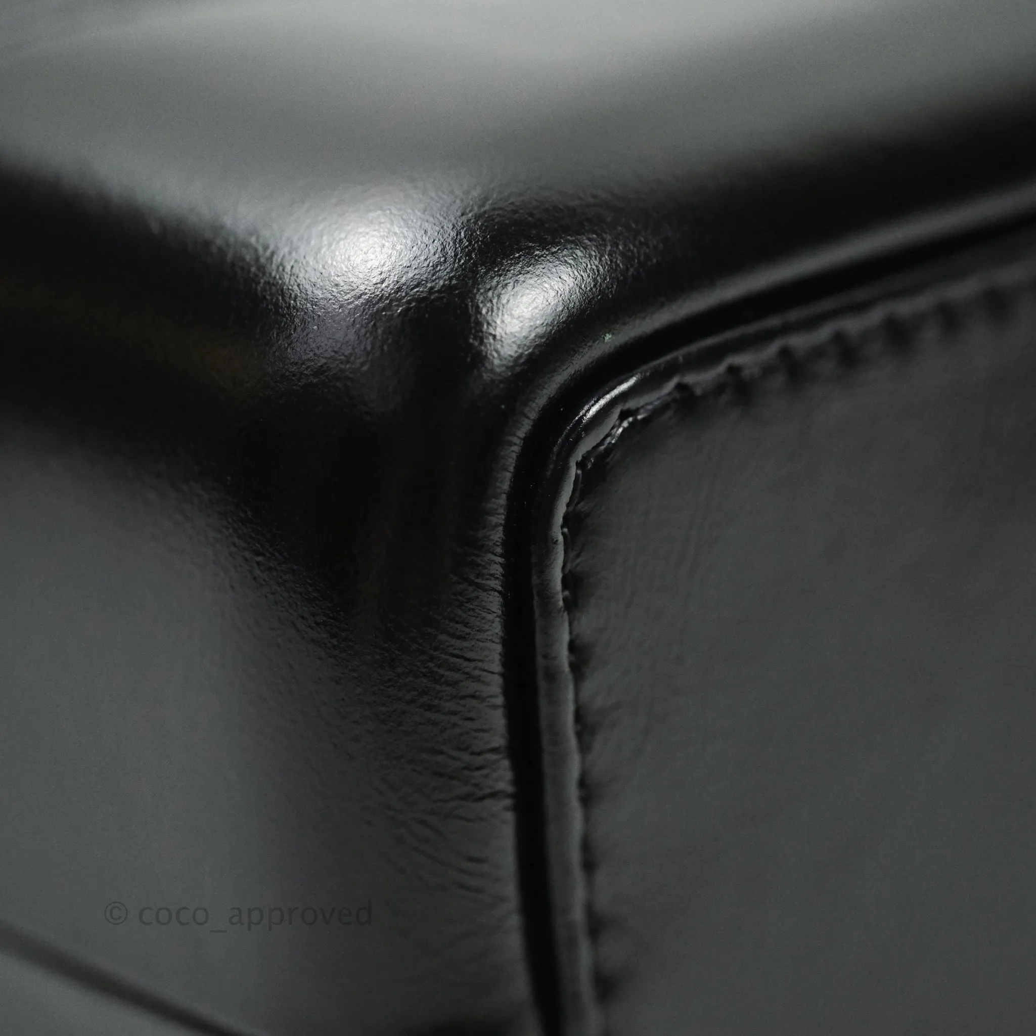Chanel Gabrielle Backpack Black Aged Calfskin Small Black