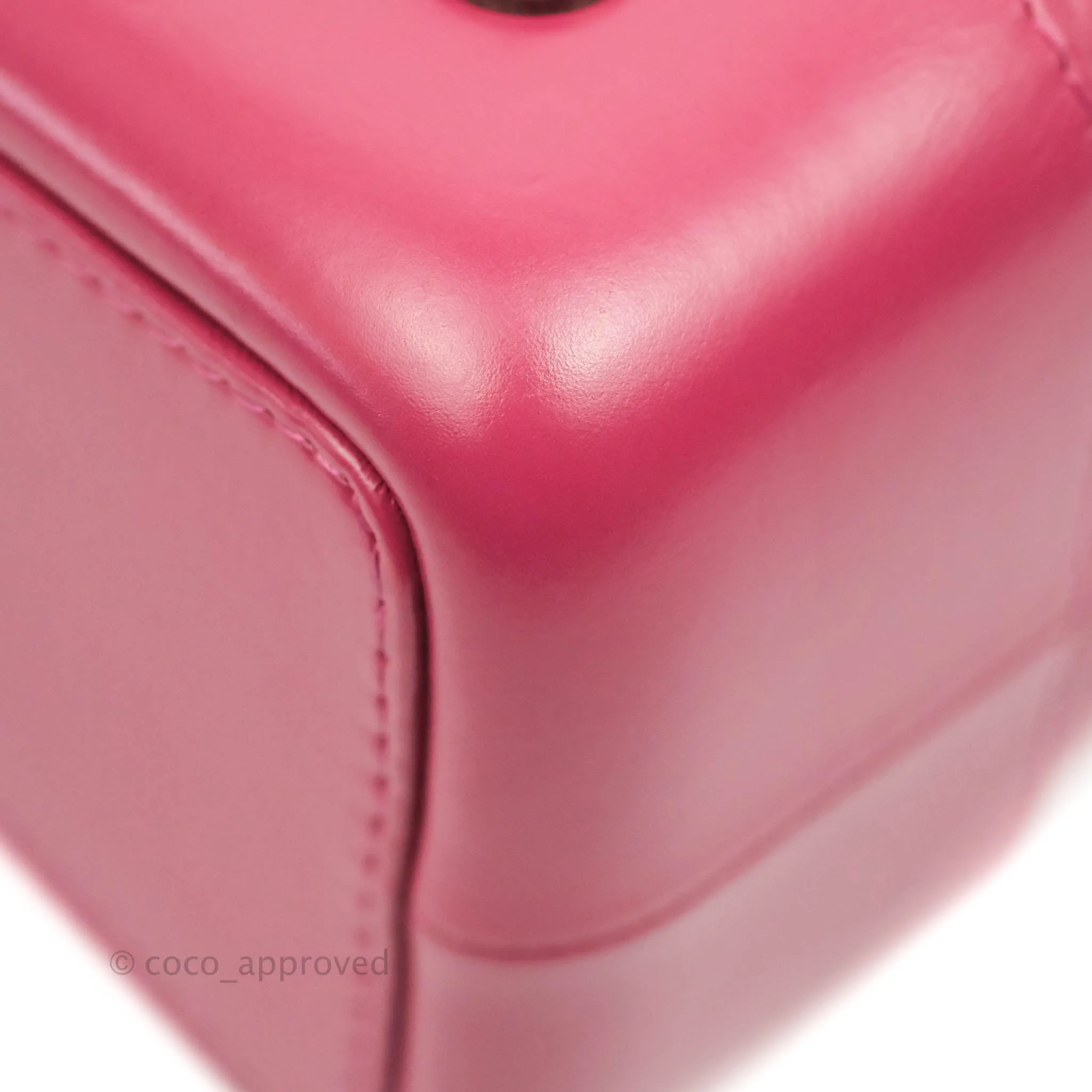 Chanel Gabrielle Backpack Pink Aged Calfskin Small Black