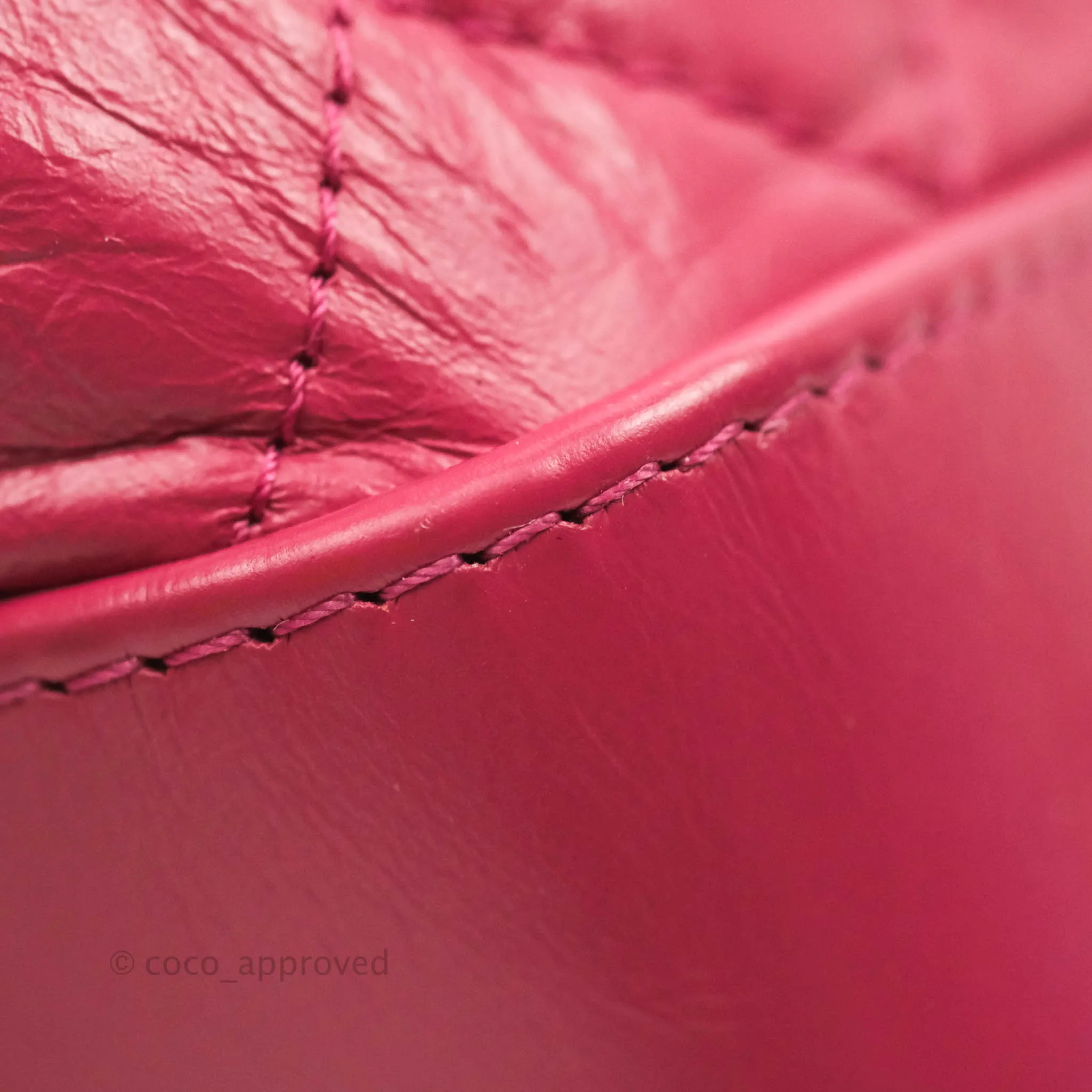 Chanel Gabrielle Backpack Pink Aged Calfskin Small Black