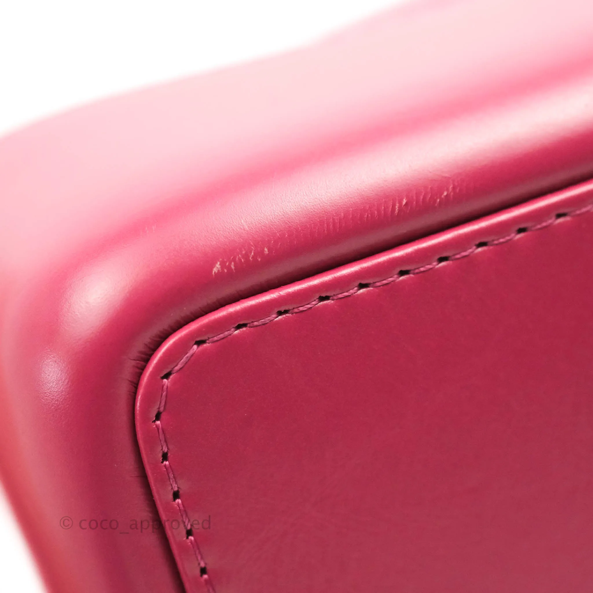 Chanel Gabrielle Backpack Pink Aged Calfskin Small Black