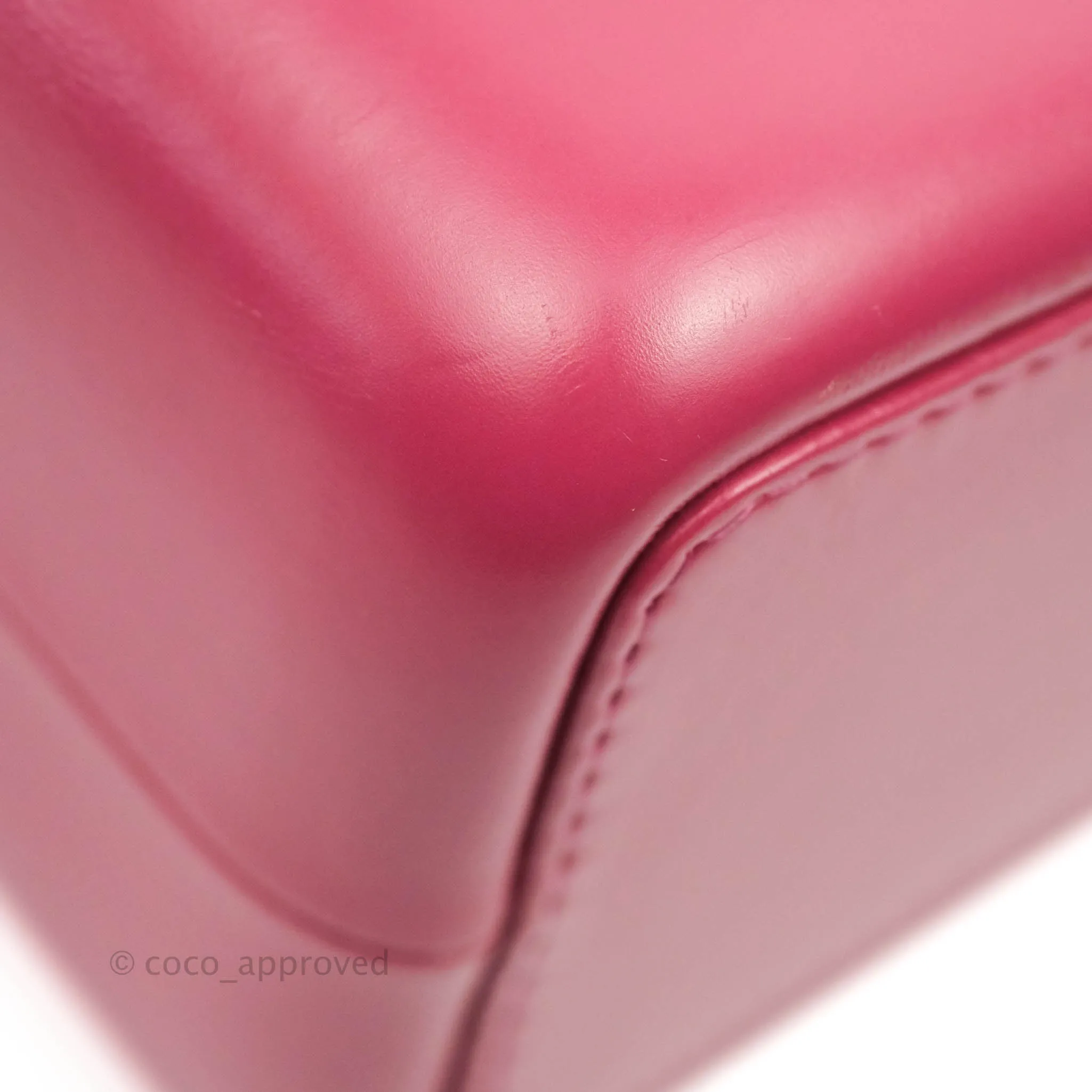 Chanel Gabrielle Backpack Pink Aged Calfskin Small Black