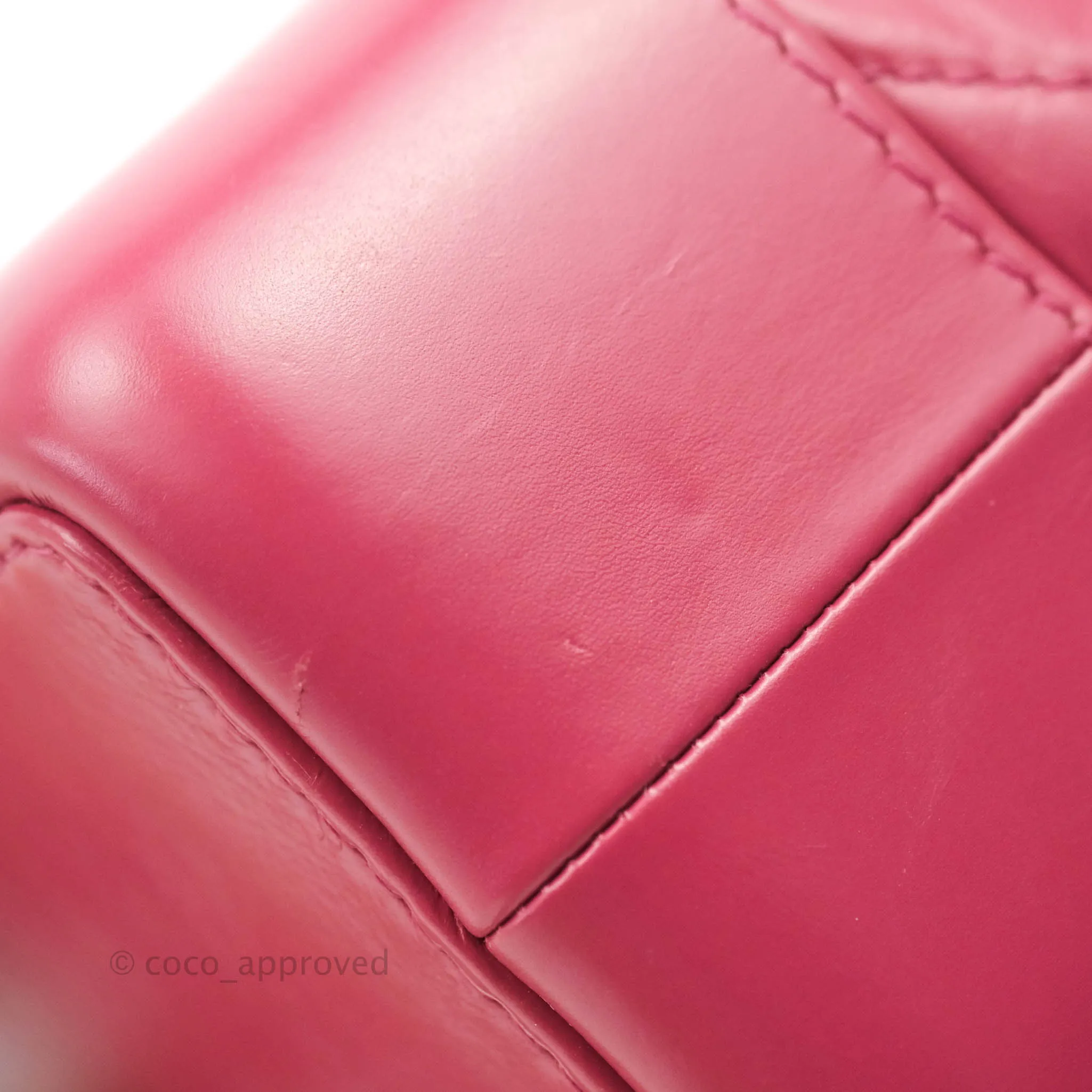 Chanel Gabrielle Backpack Pink Aged Calfskin Small Black