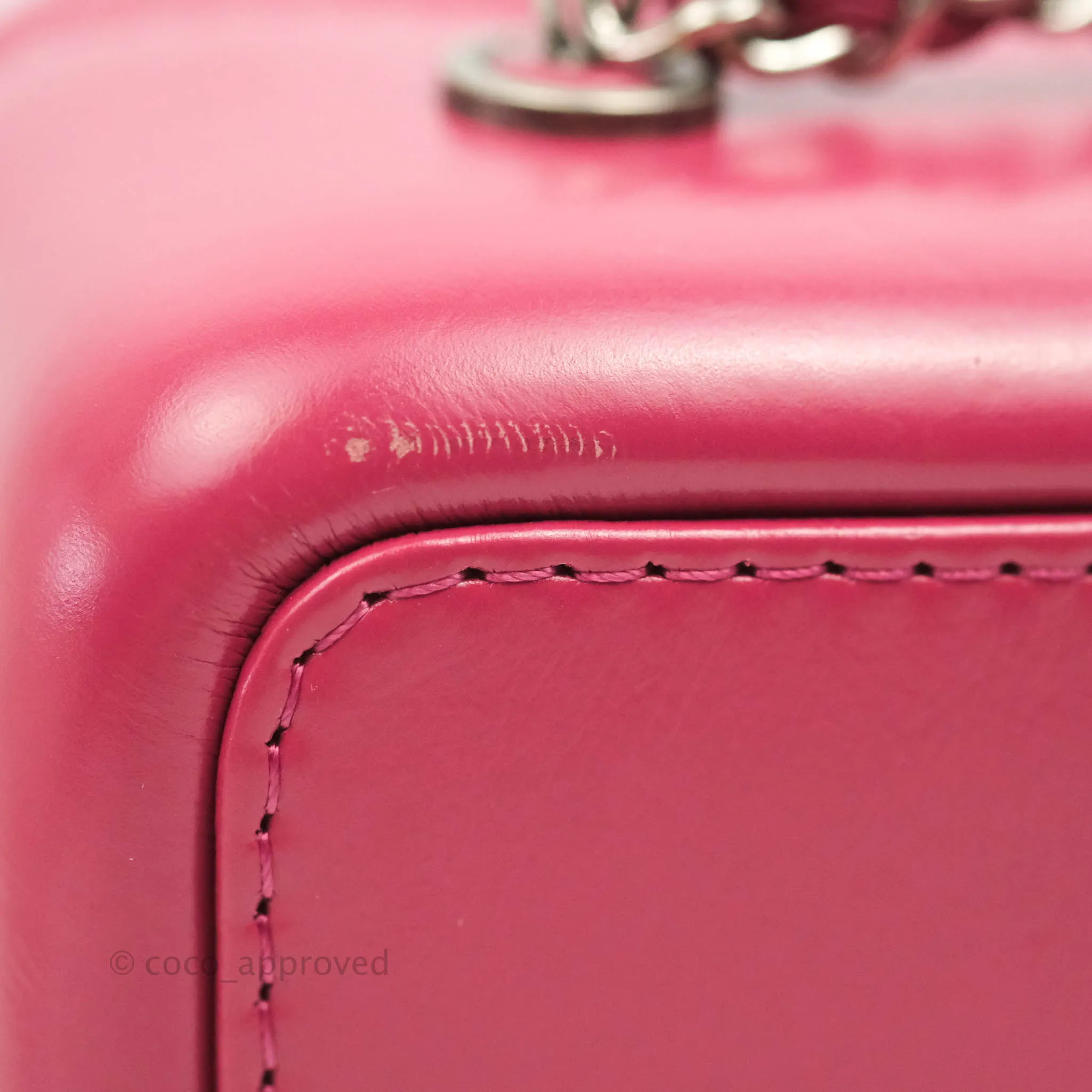 Chanel Gabrielle Backpack Pink Aged Calfskin Small Black
