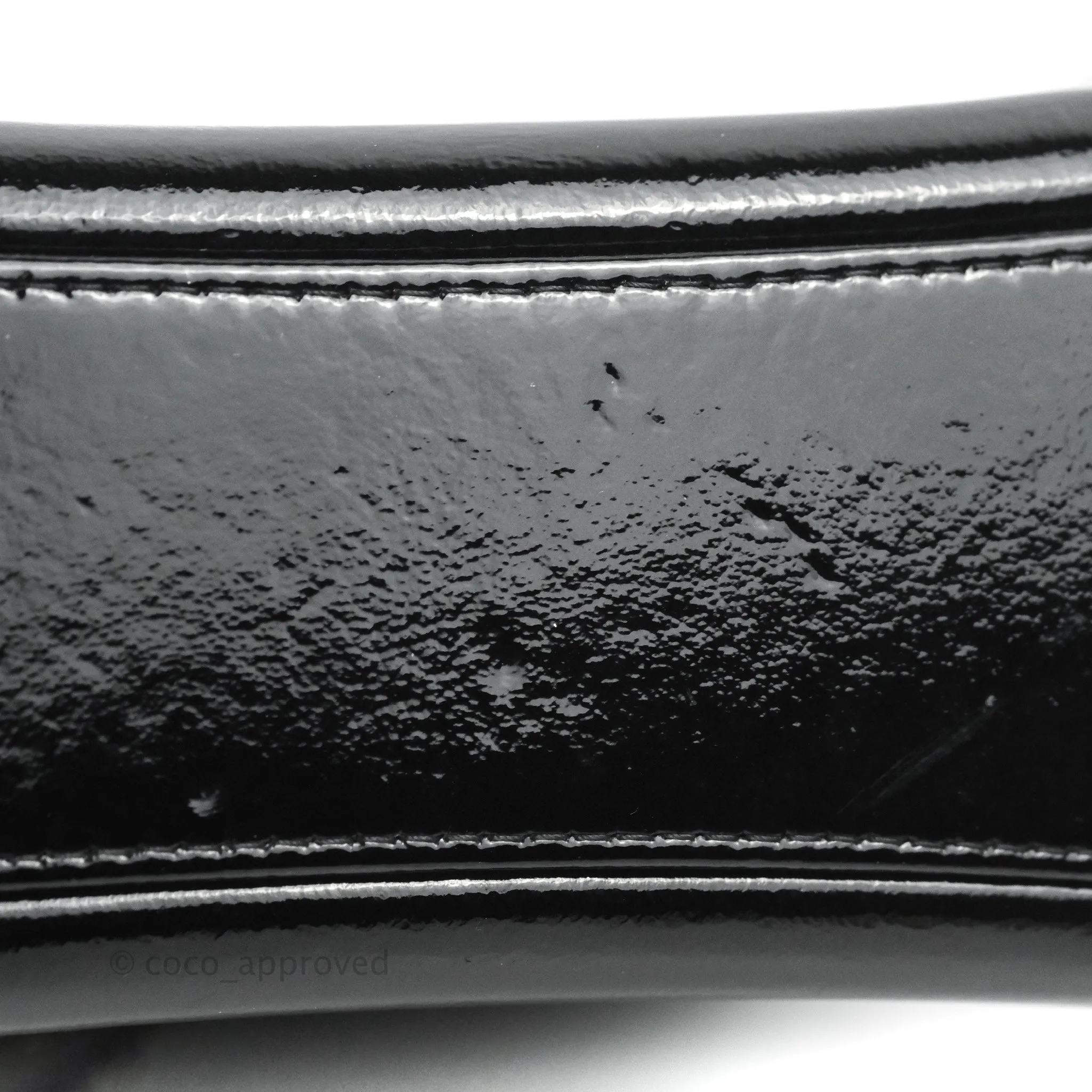 Chanel Large Gabrielle Hobo Black Patent Goatskin Mixed Hardware 18S