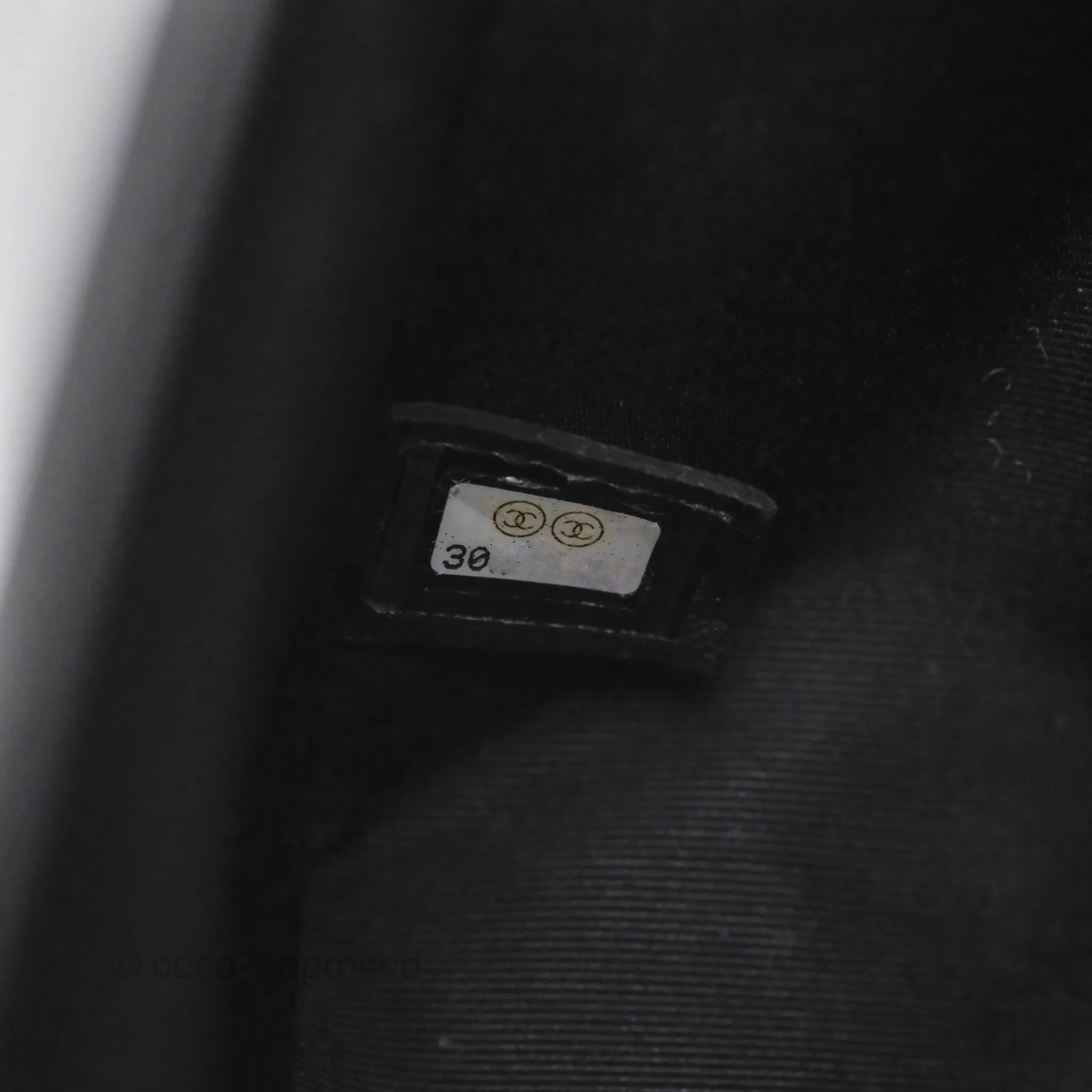 Chanel Medium Boy Quilted Black Caviar Aged Gold Hardware