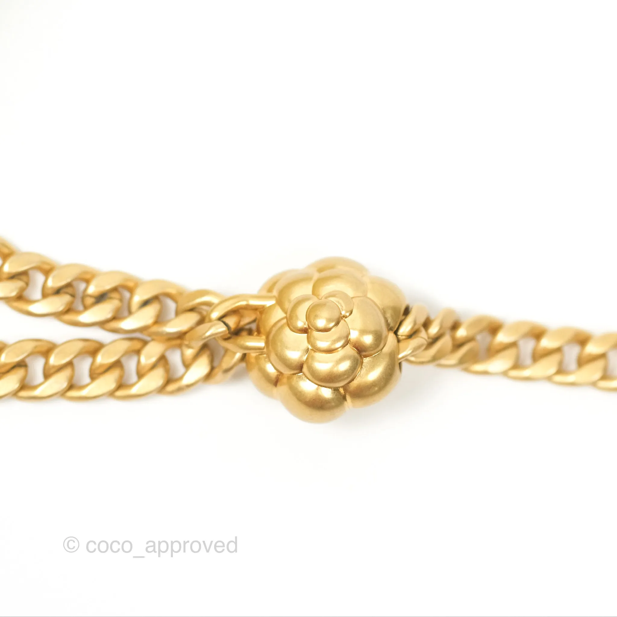 Chanel Mini Rectangular Flap with Camellia Adjustable Chain Yellow Lambskin Aged Gold Hardware 23S