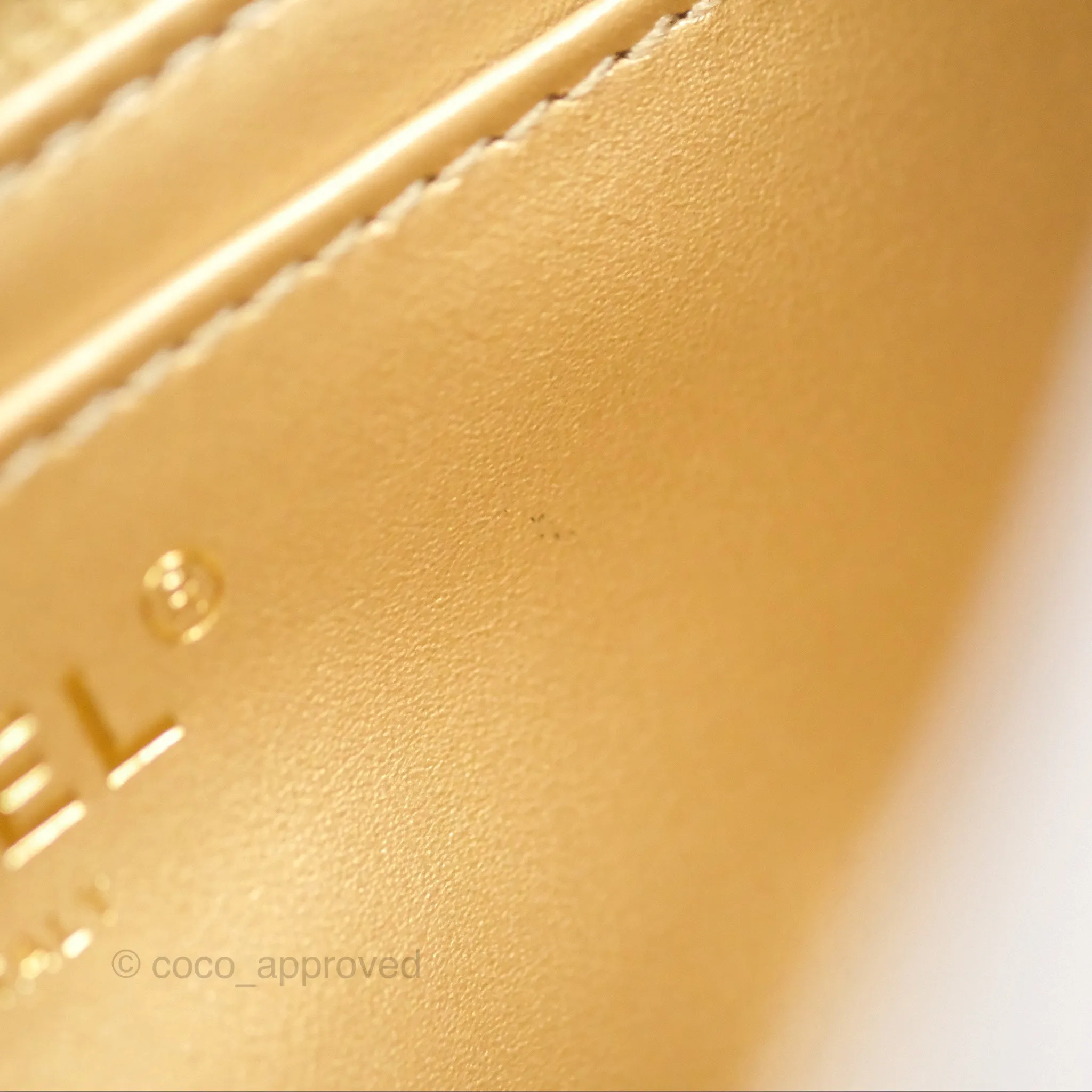 Chanel Mini Rectangular Pearl Crush Grey Lambskin Aged Gold Hardware