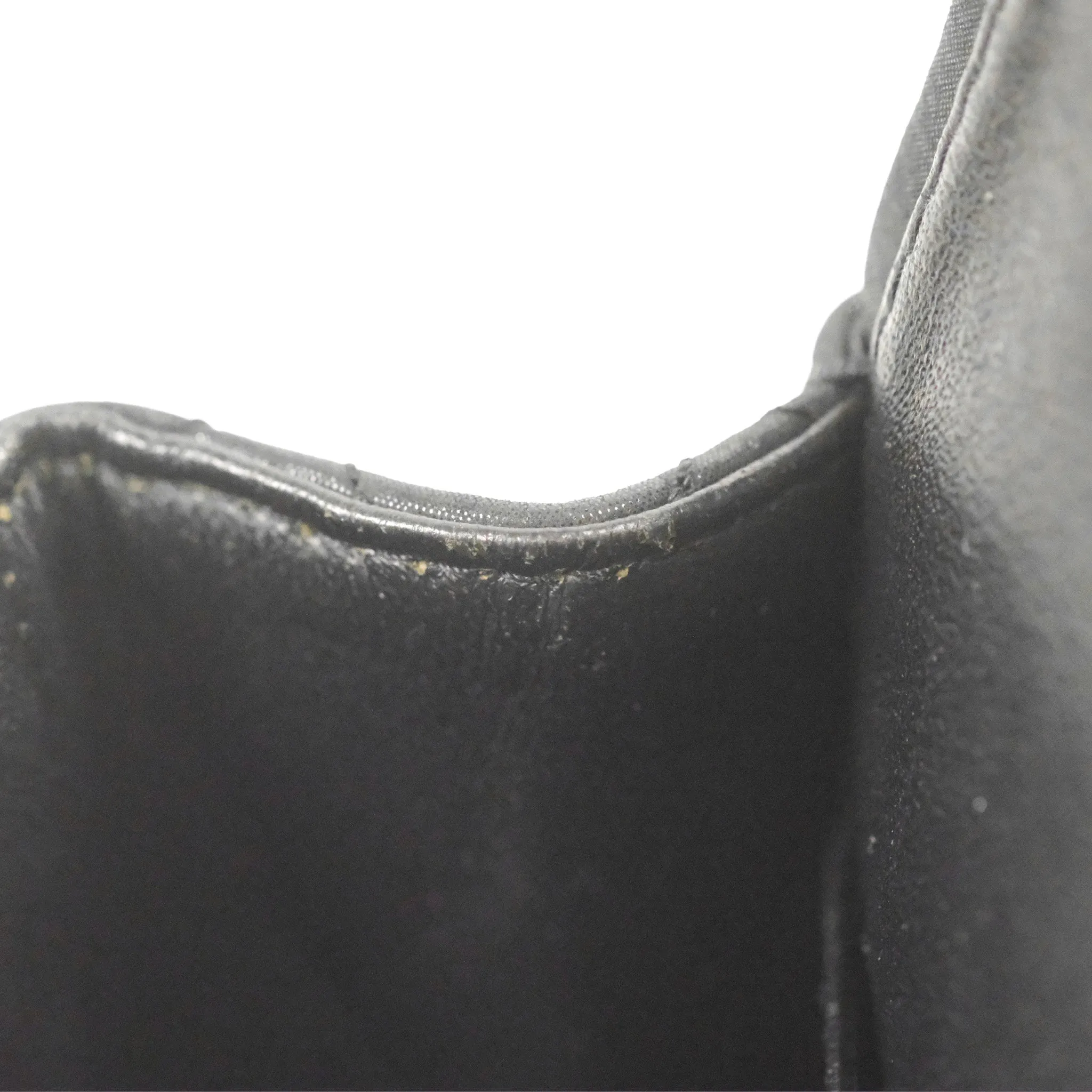 Chanel Mini Reissue 224 Double Flap Black Iridescent Calfskin Ruthenium Hardware