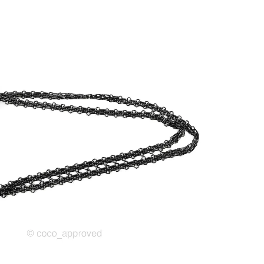 Chanel Mini Reissue 224 So Black Chevron Calfskin