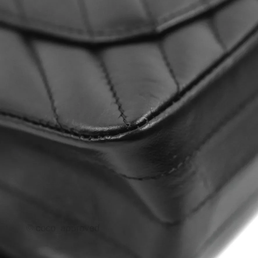 Chanel Mini Reissue 224 So Black Chevron Calfskin