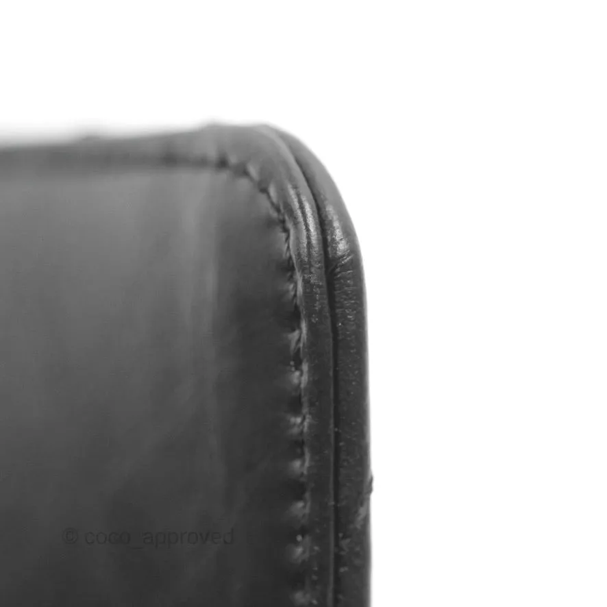 Chanel Mini Reissue 224 So Black Chevron Calfskin
