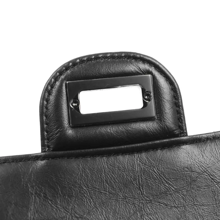 Chanel Mini Reissue 224 So Black Chevron Calfskin