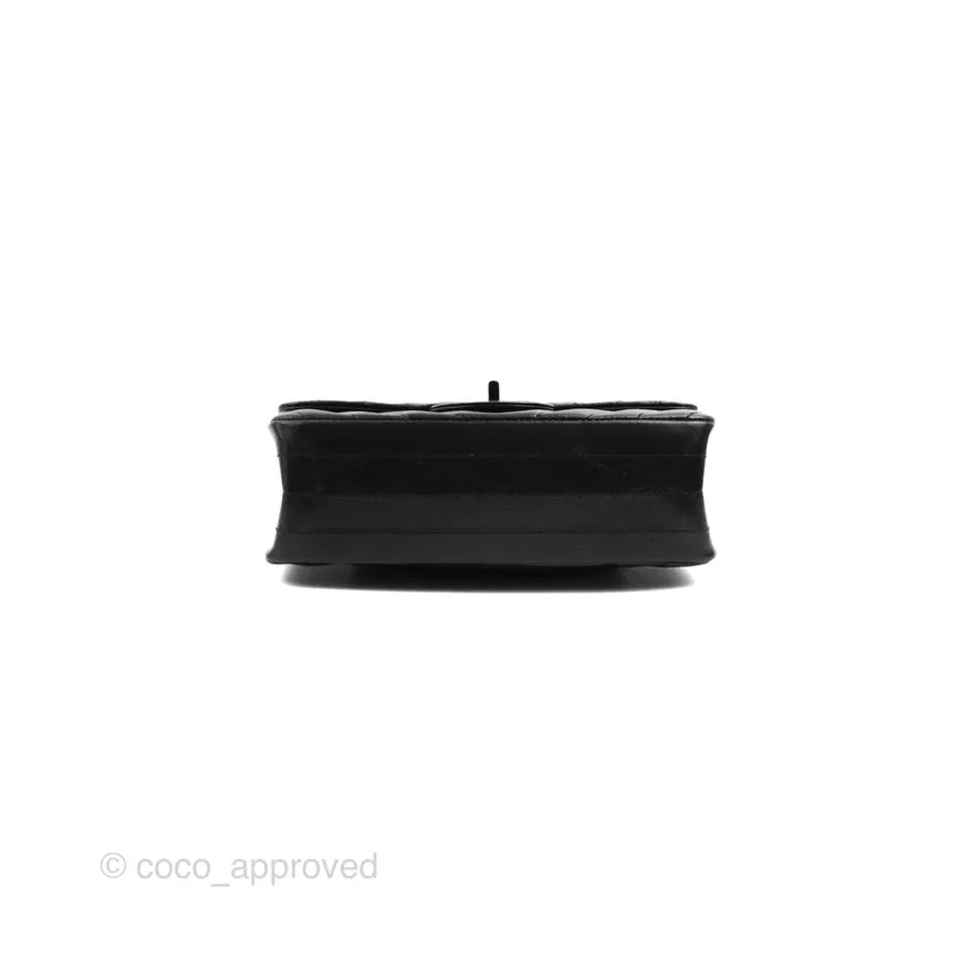 Chanel Mini Reissue 224 So Black Chevron Calfskin